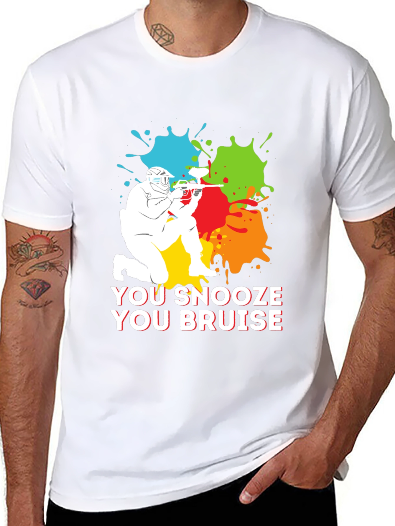 You Snooze You Bruise Paintball T-Shirt