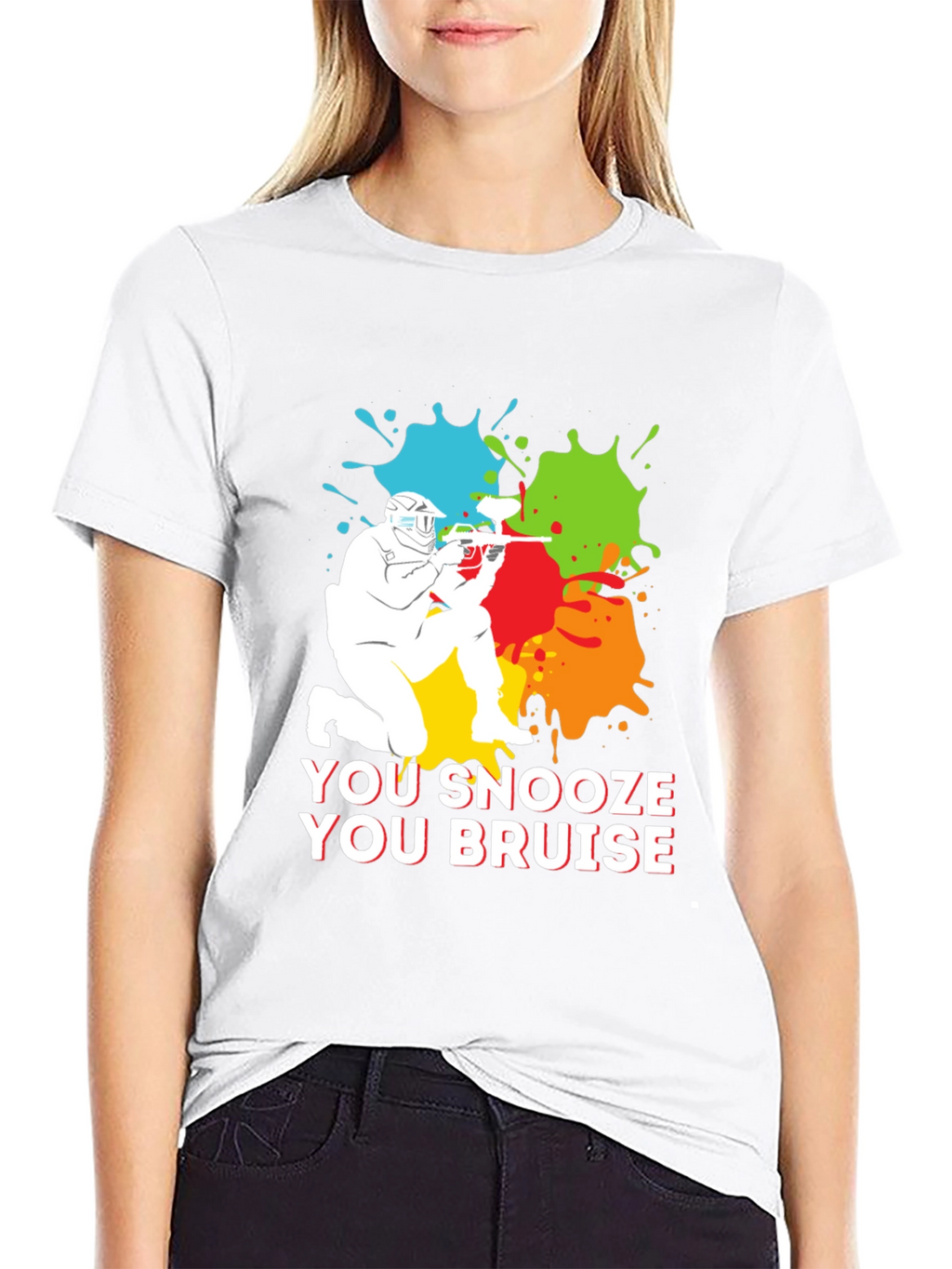 You Snooze You Bruise Paintball T-Shirt