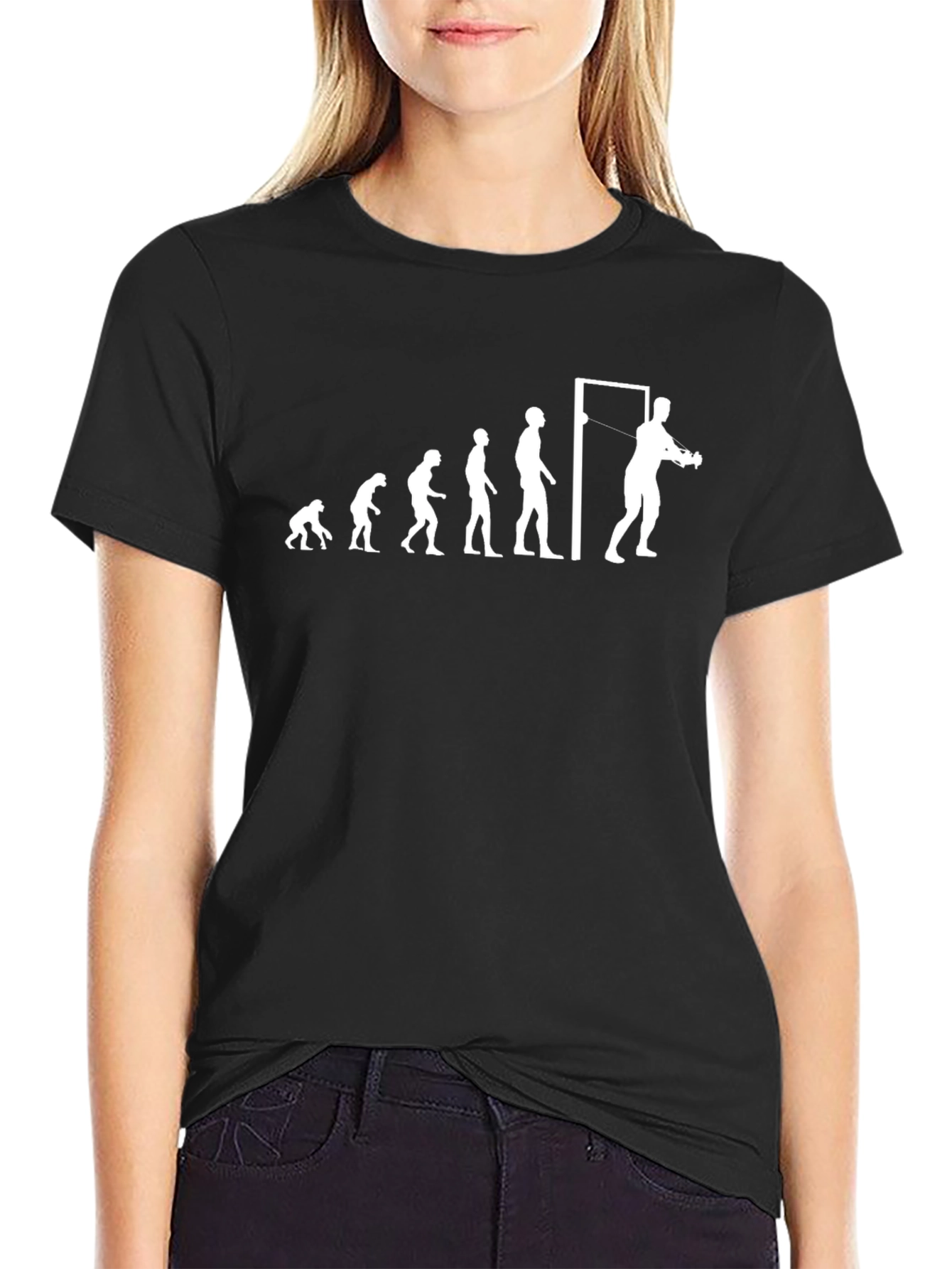 Evolution Gym T-Shirt - Black Cotton Fitness Tee