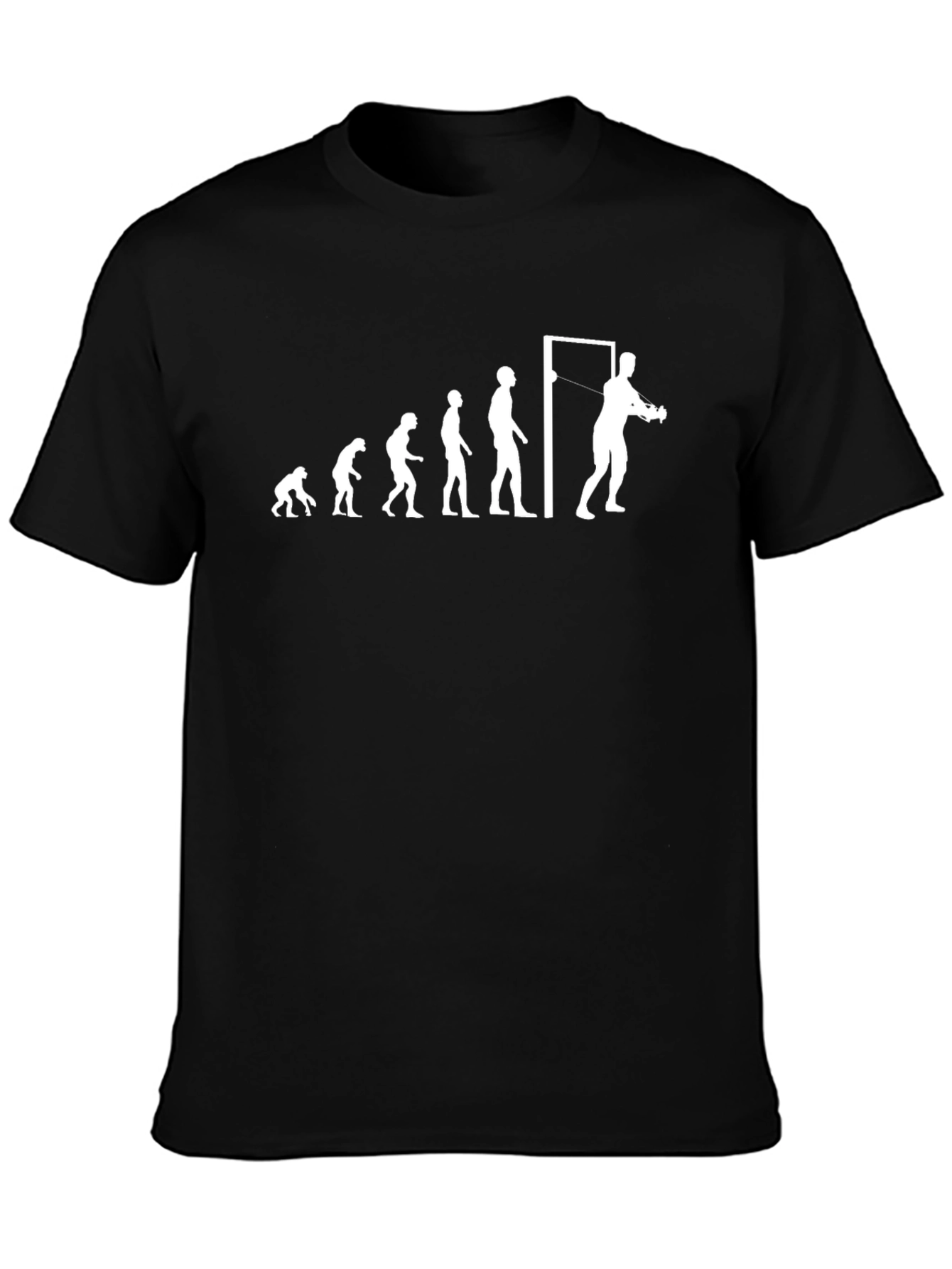 Evolution Gym T-Shirt - Black Cotton Fitness Tee