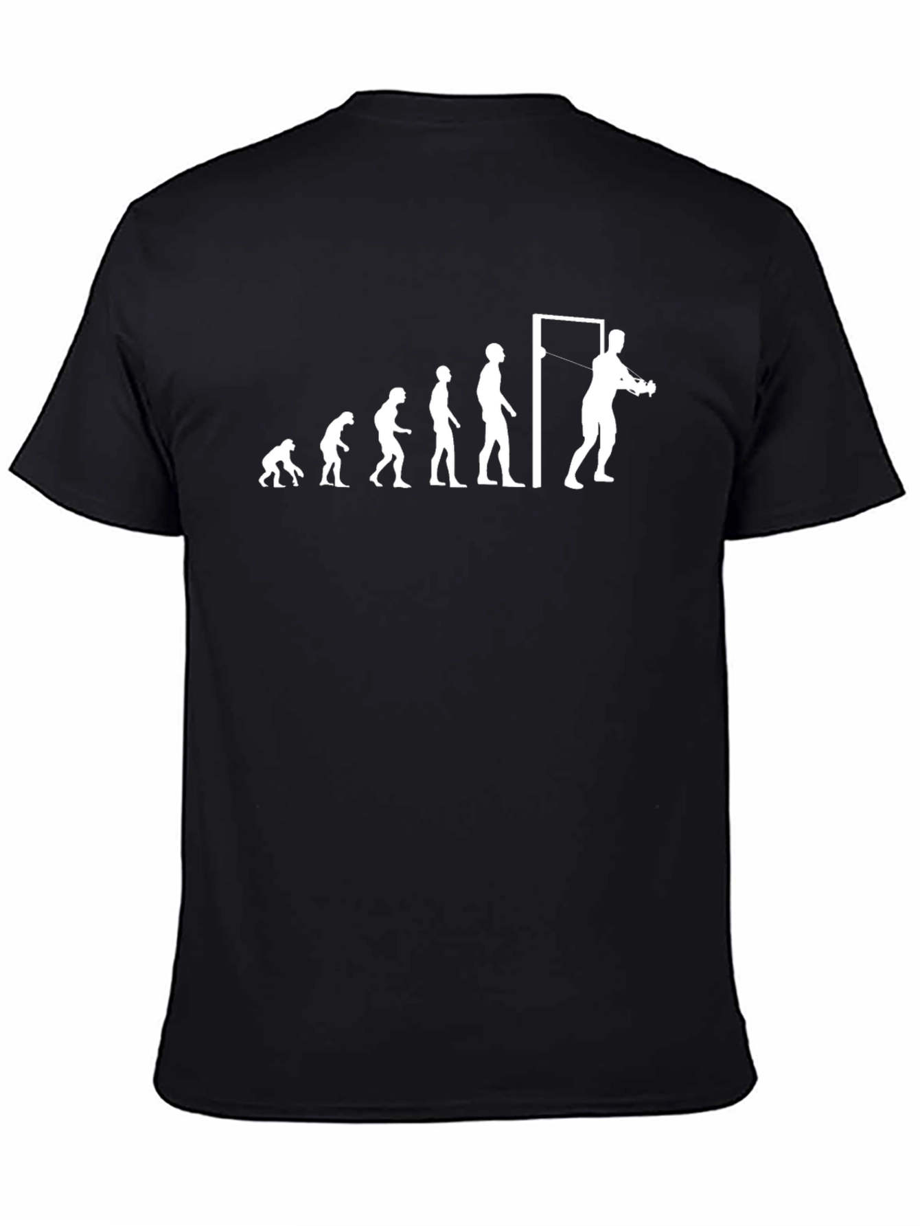 Evolution Gym T-Shirt - Black Cotton Fitness Tee