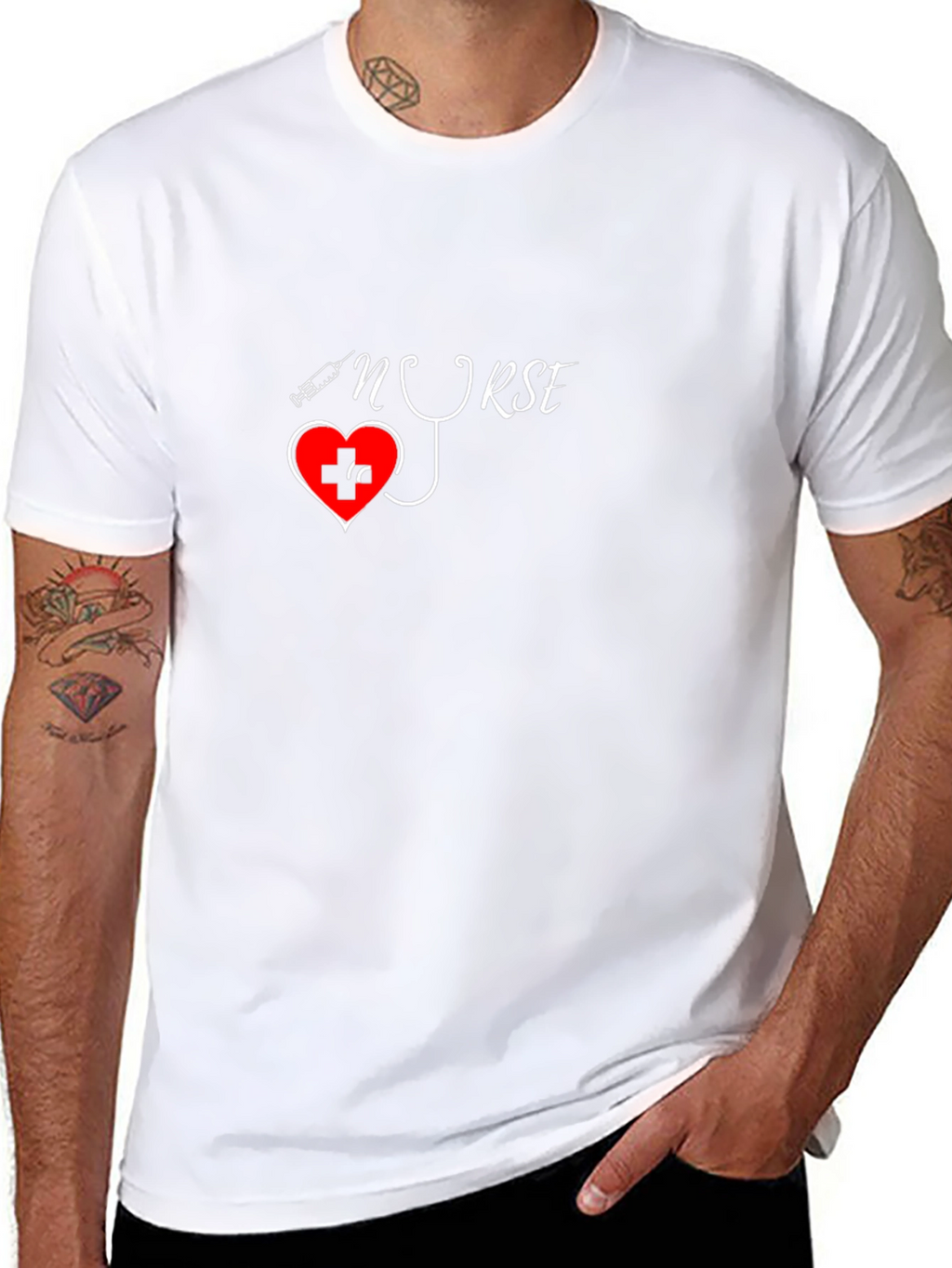 Nurse Heartbeat T-Shirt - Medical Professional Tee