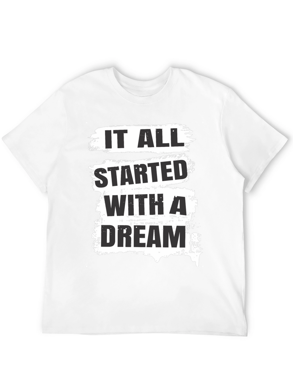 Dream Start Mens Black Graphic Tee