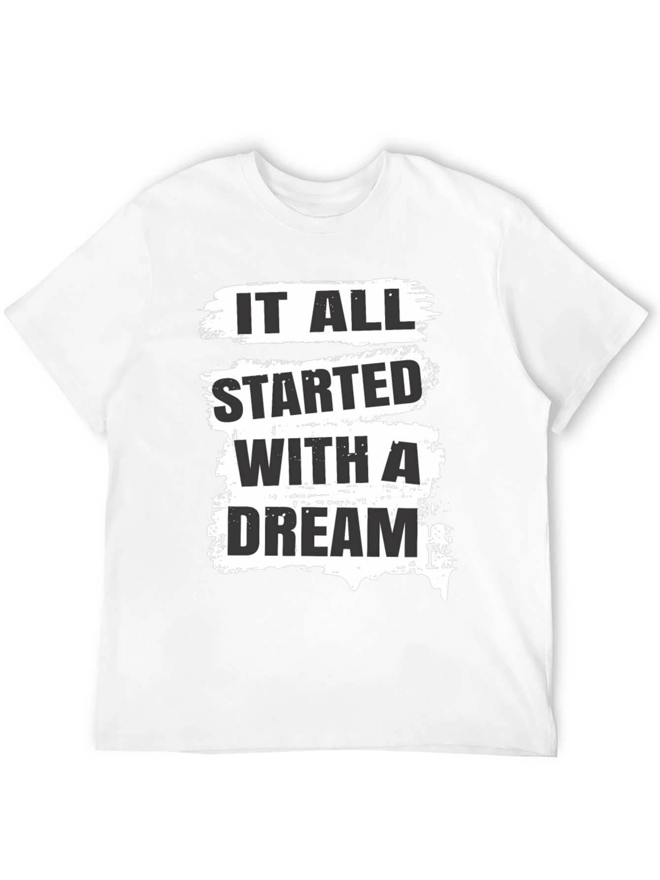 Dream Start Mens Black Graphic Tee