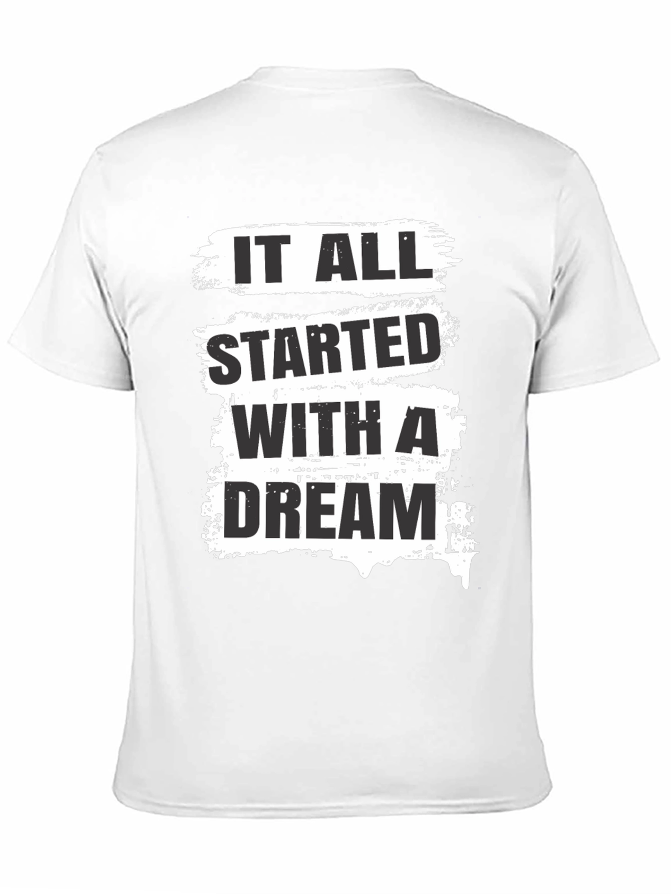 Dream Start Mens Black Graphic Tee