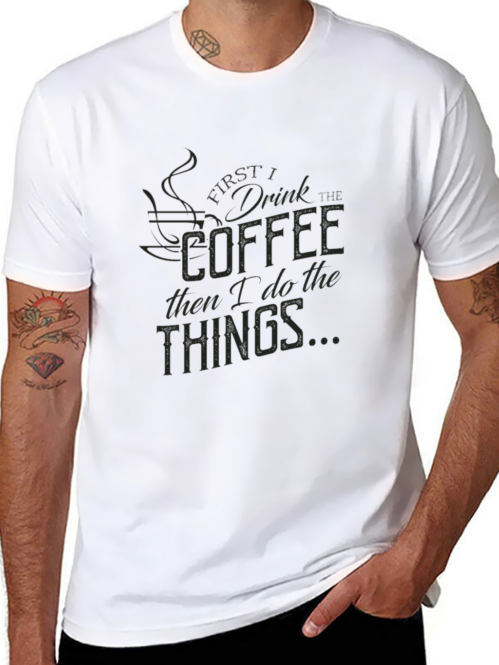 Coffee First Graphic Tee