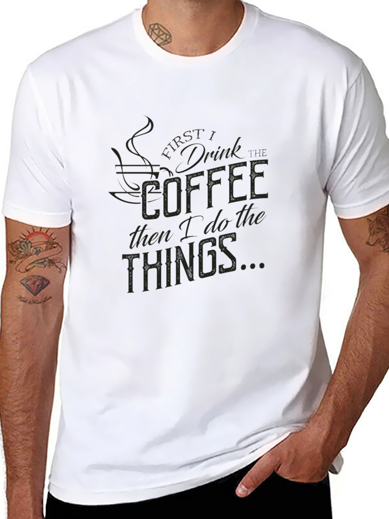 Coffee First Graphic Tee