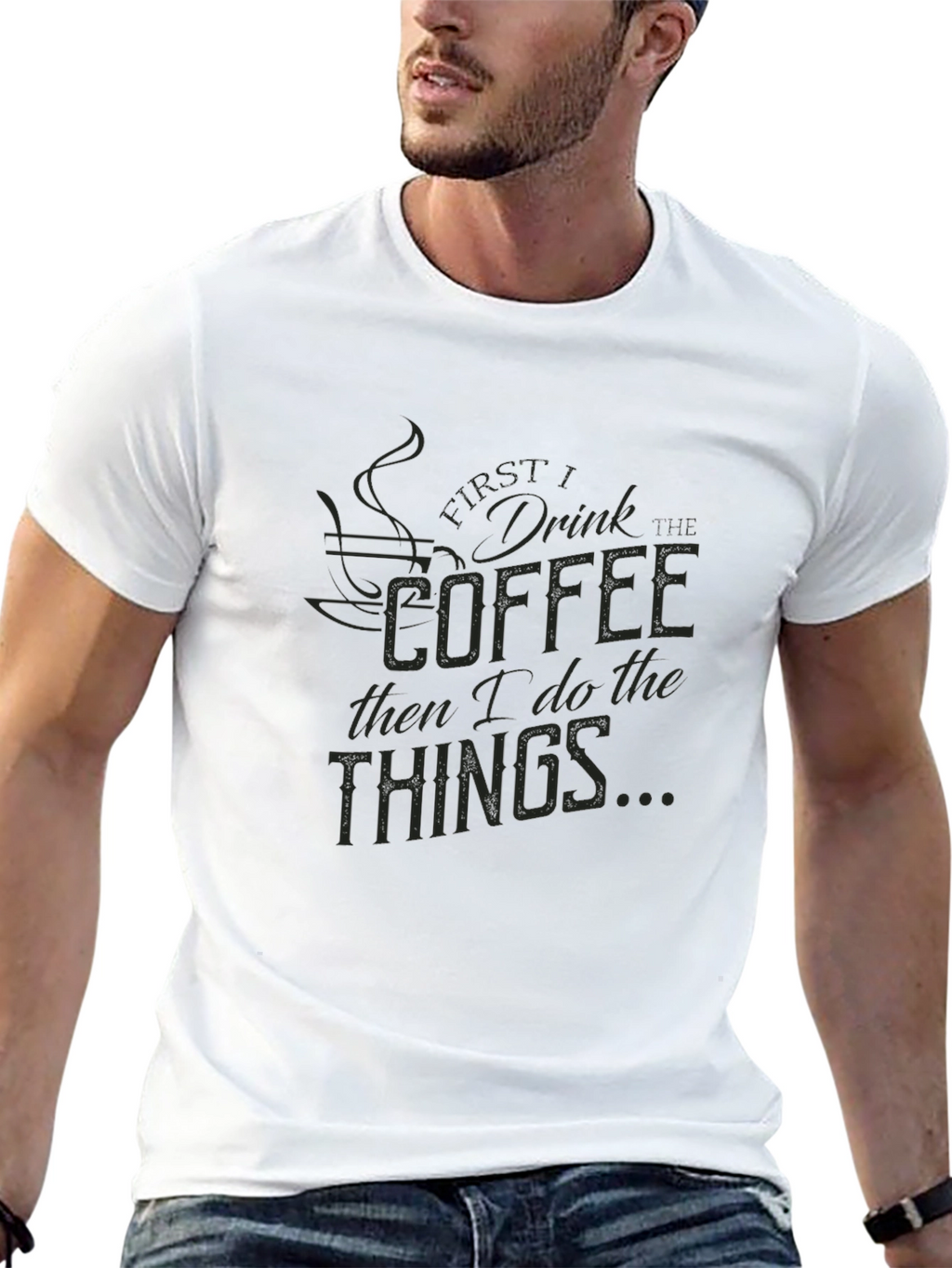 Coffee First Graphic Tee