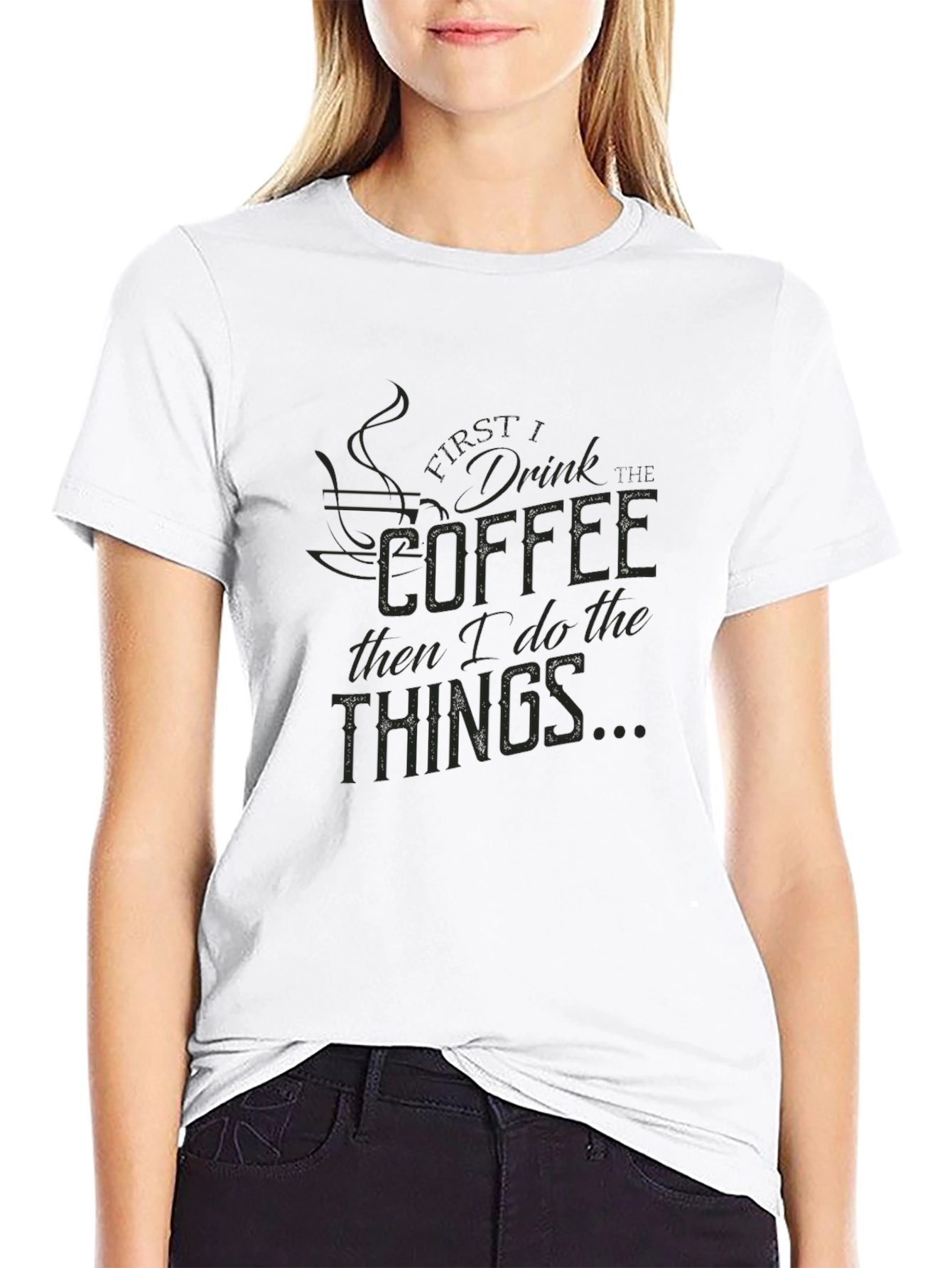 Coffee First Graphic Tee