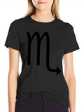 Scorpio Zodiac Sign Black T-Shirt