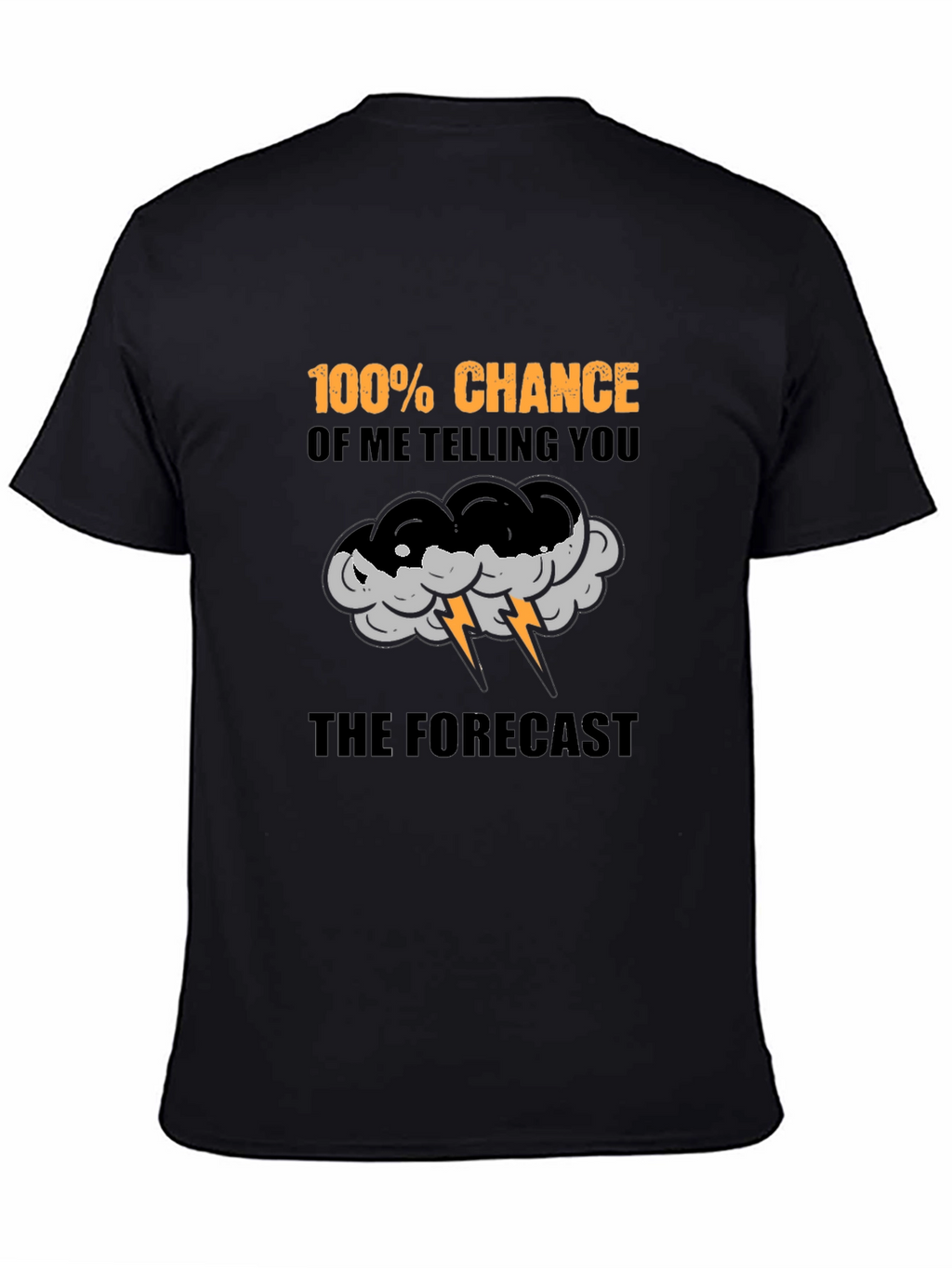 Funny Weather Forecast T-Shirt - 100% Chance