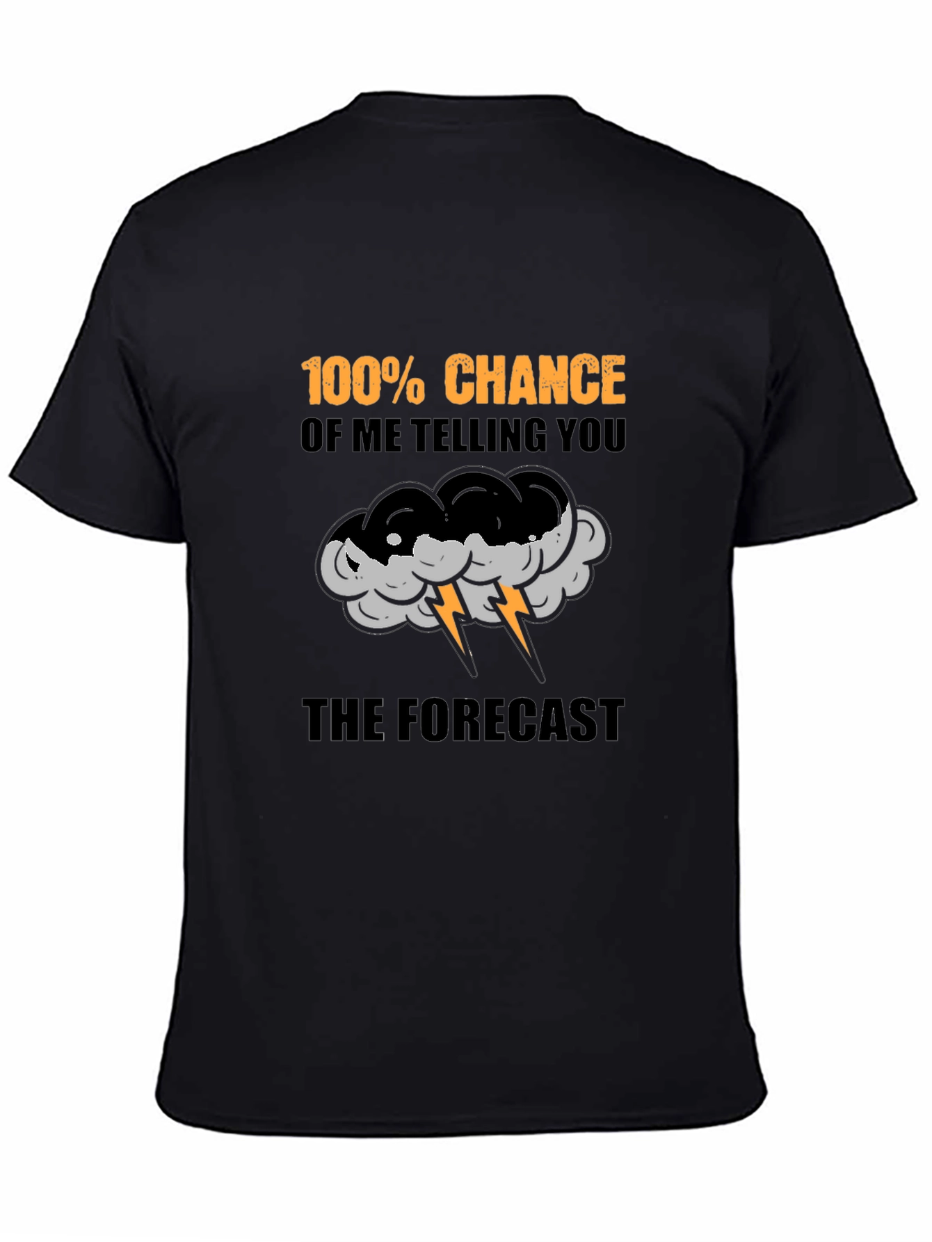 Funny Weather Forecast T-Shirt - 100% Chance