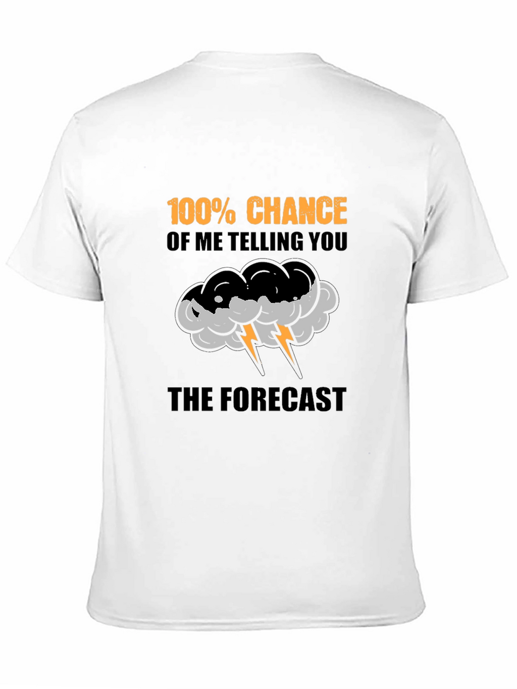 Funny Weather Forecast T-Shirt - 100% Chance