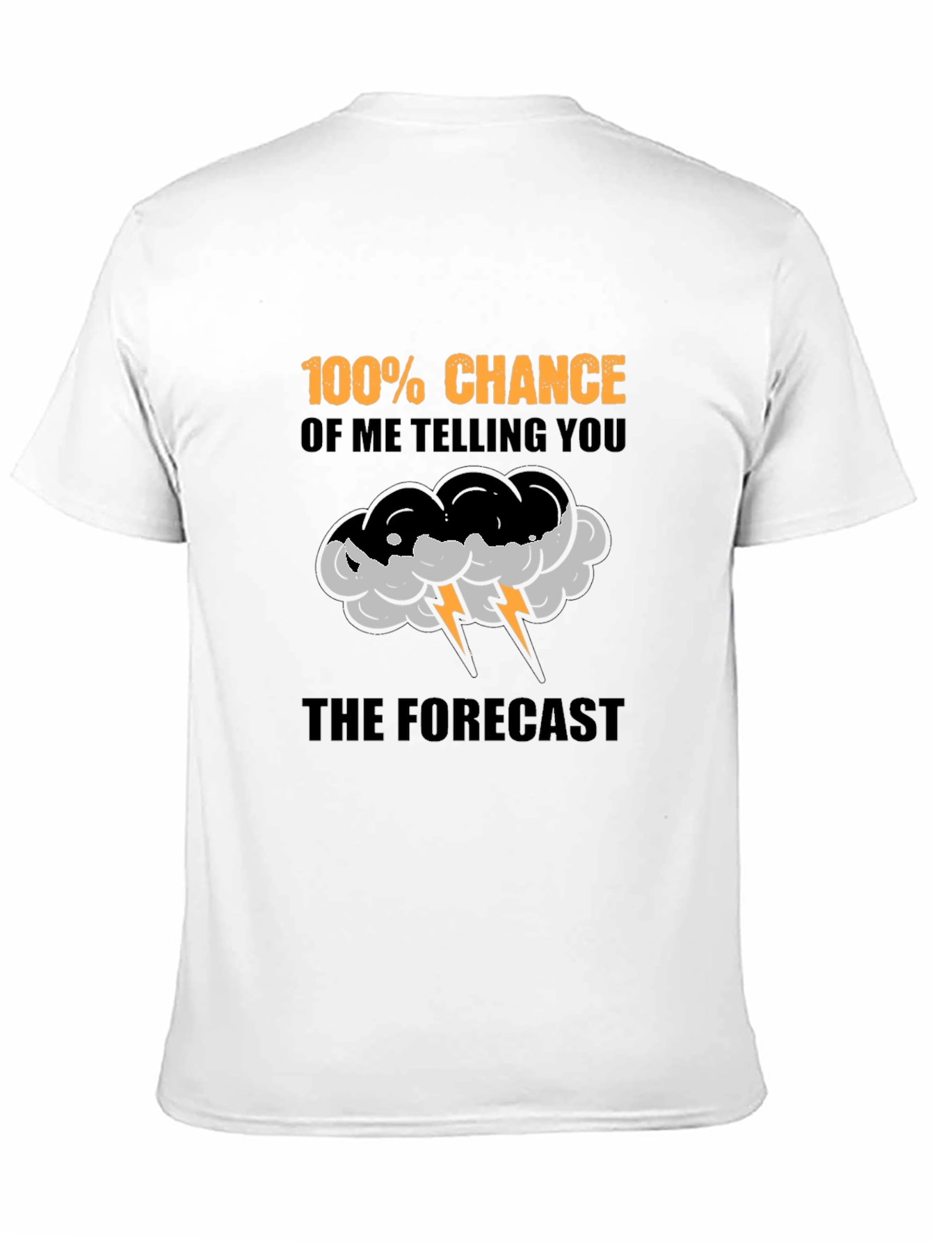 Funny Weather Forecast T-Shirt - 100% Chance