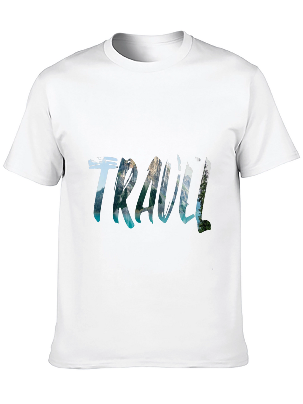Travel Adventure Black Graphic T-Shirt