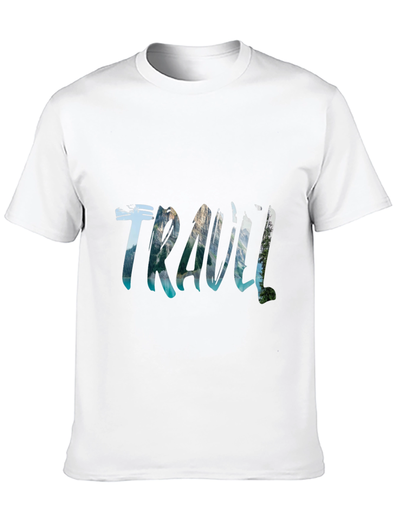 Travel Adventure Black Graphic T-Shirt