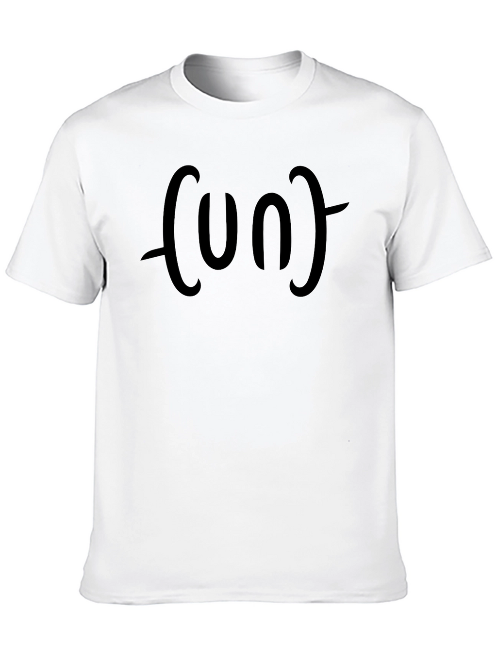 Humorous Face Expression Black T-Shirt