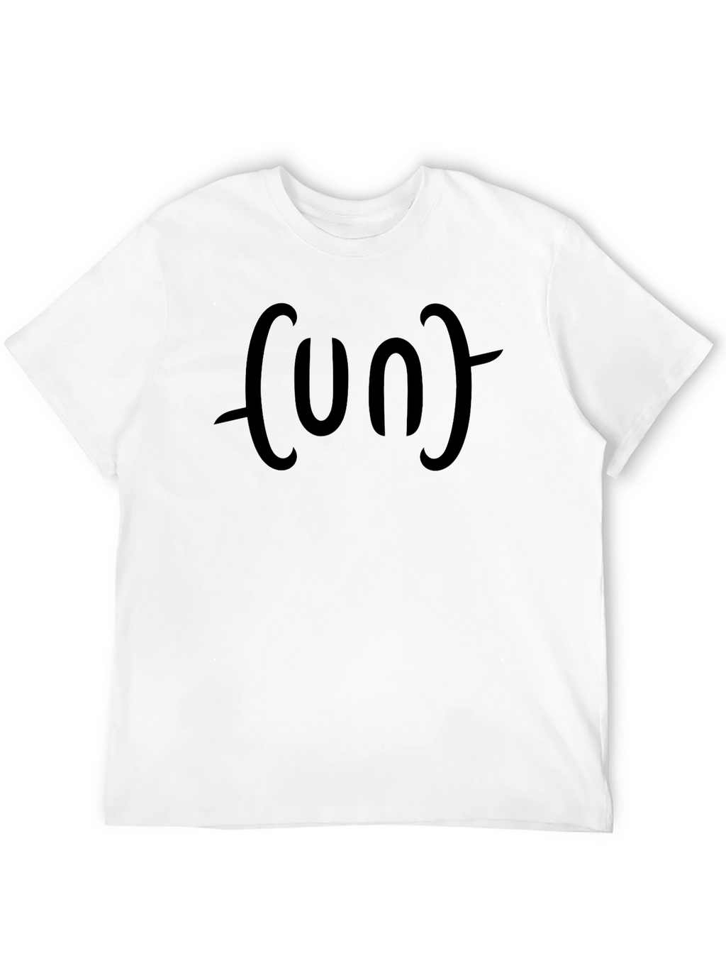 Humorous Face Expression Black T-Shirt