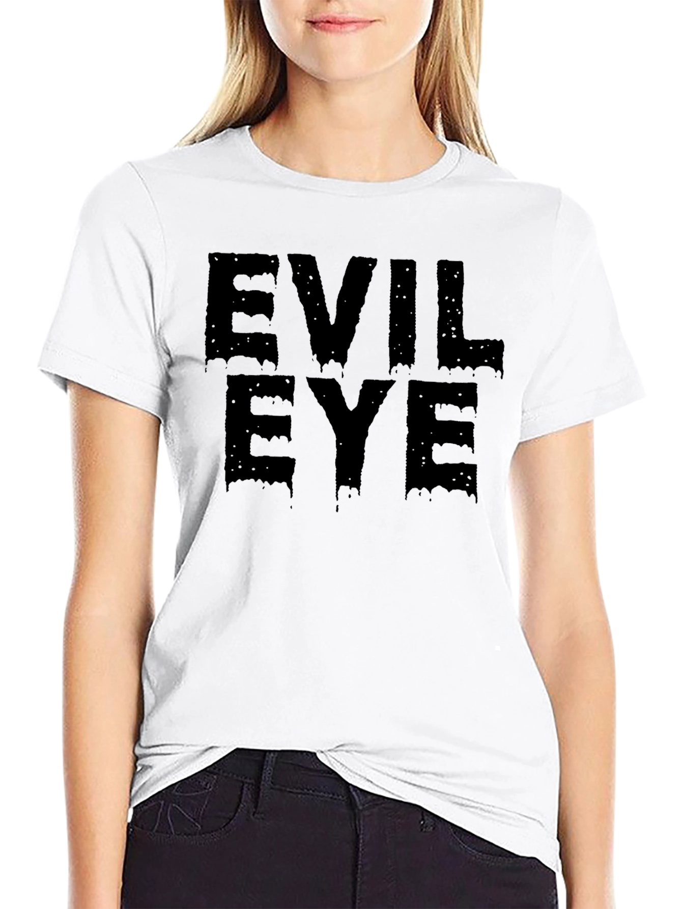 Evil Eye Graphic Print T-Shirt