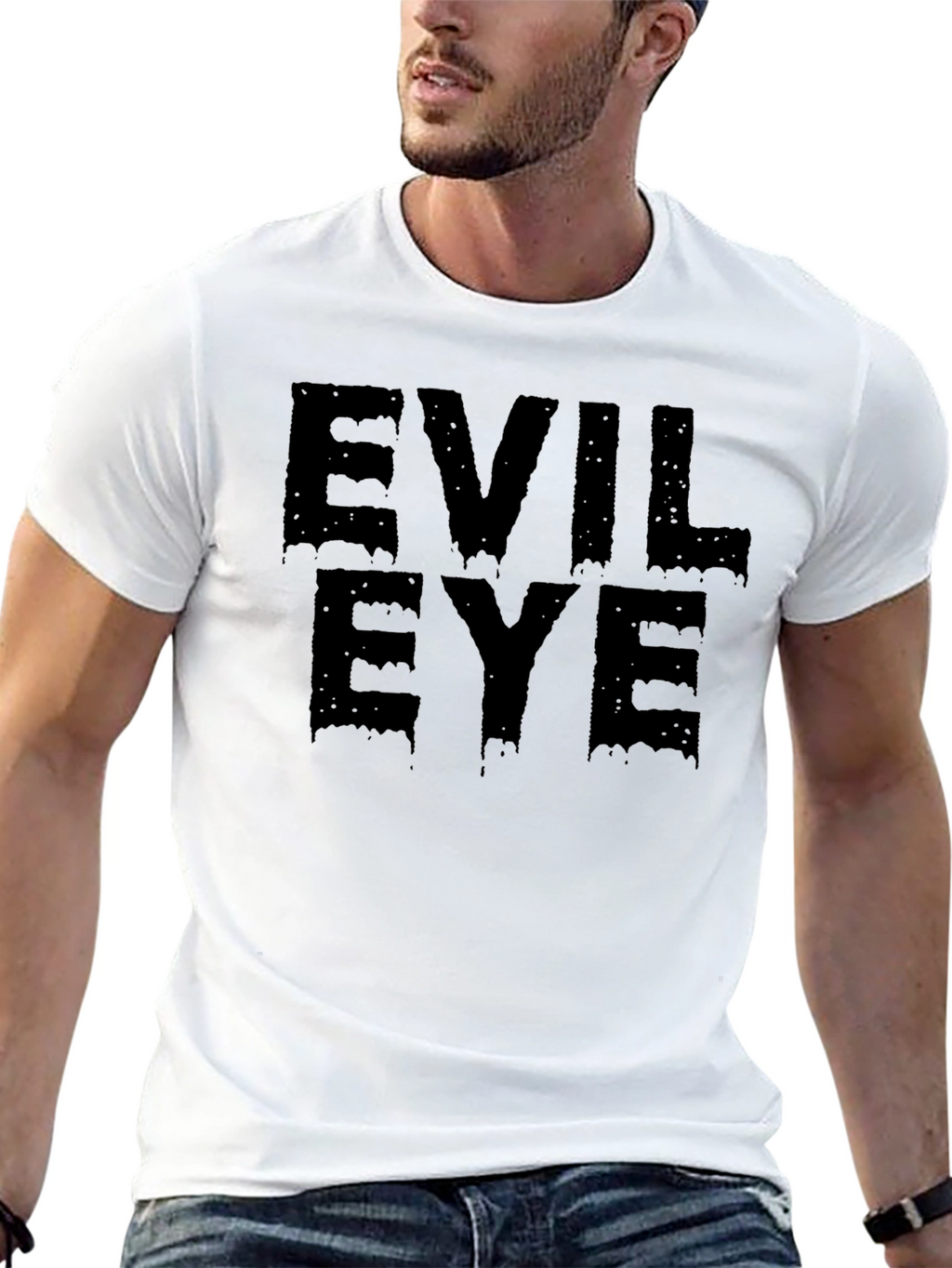Evil Eye Graphic Print T-Shirt