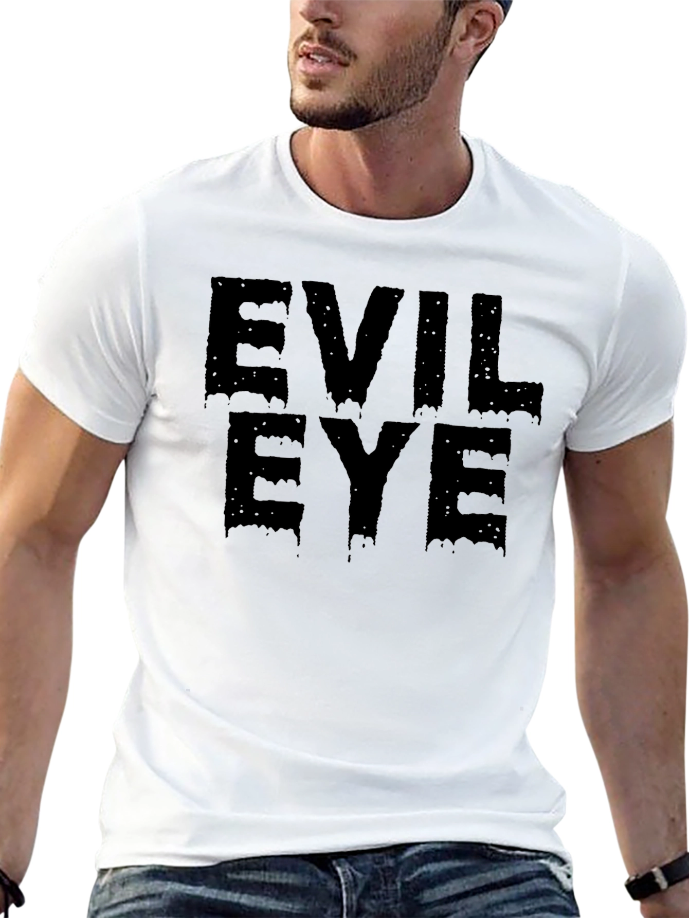 Evil Eye Graphic Print T-Shirt