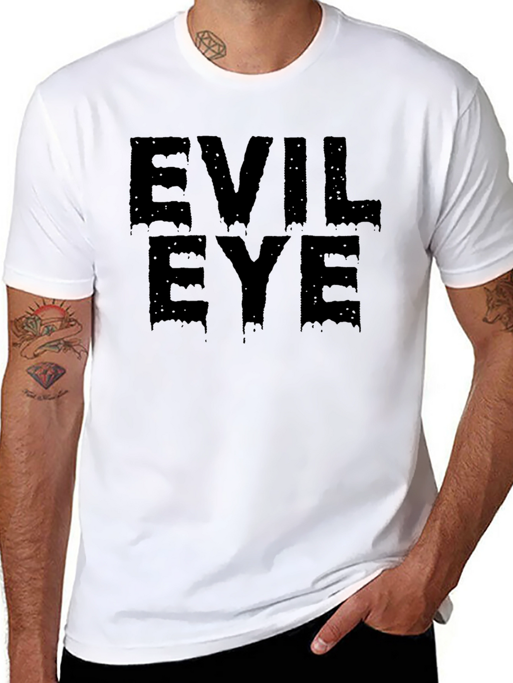 Evil Eye Graphic Print T-Shirt
