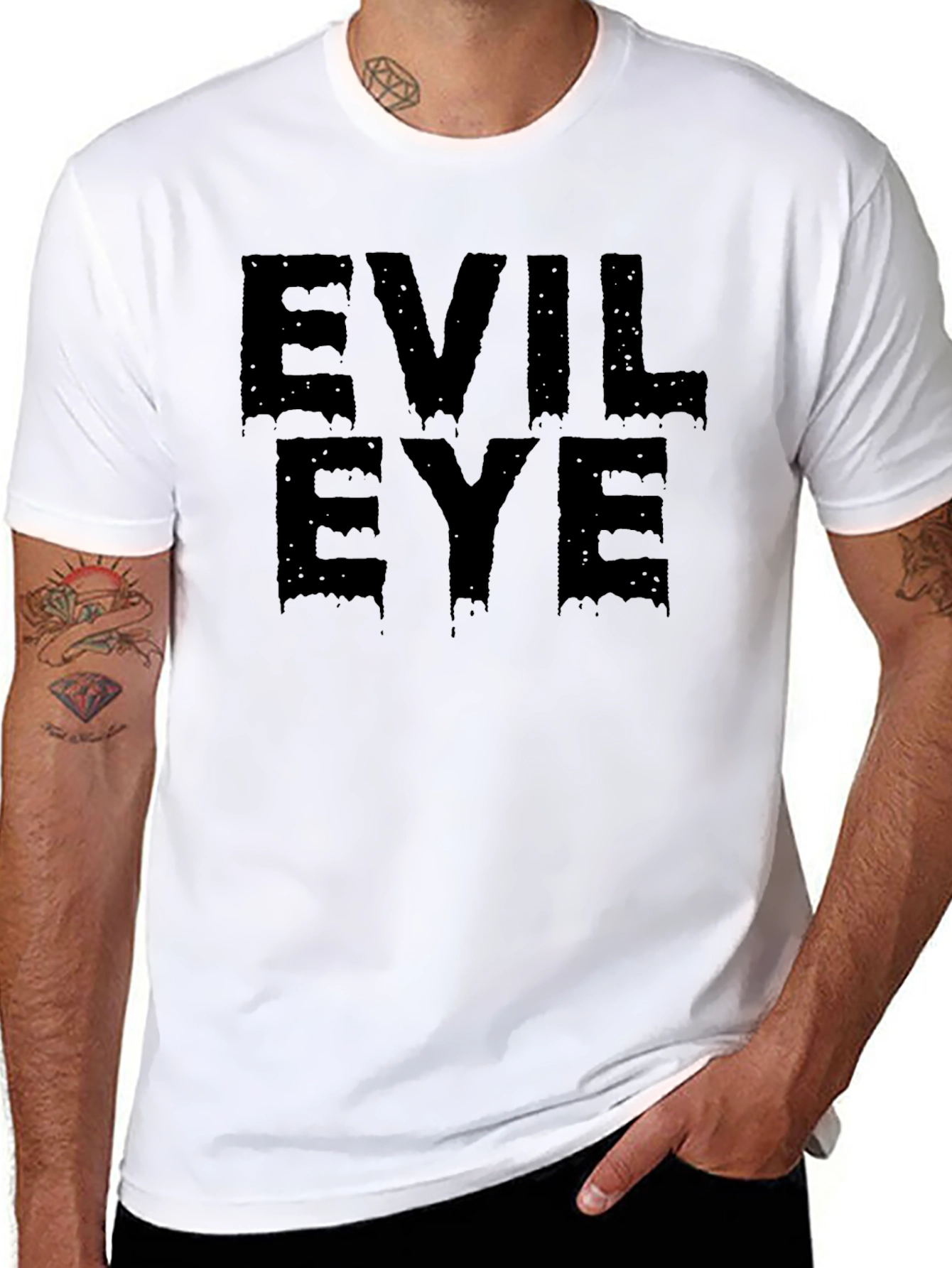 Evil Eye Graphic Print T-Shirt