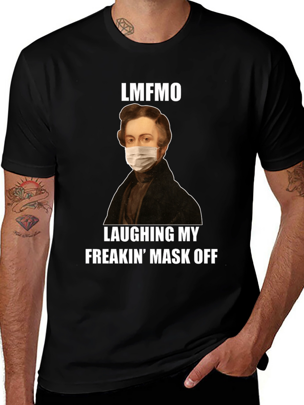 LMFAO Mask Off T-Shirt - Funny Novelty Tee