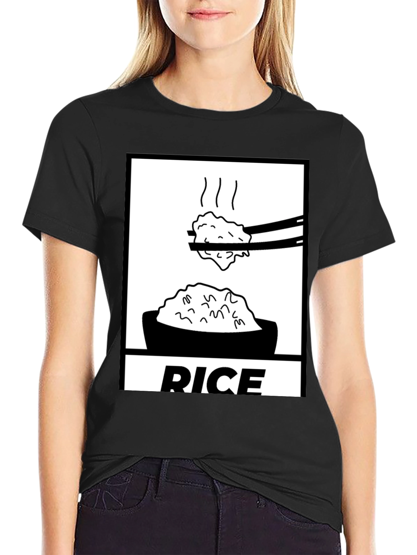 Rice Graphic Tee - Foodie T-Shirt