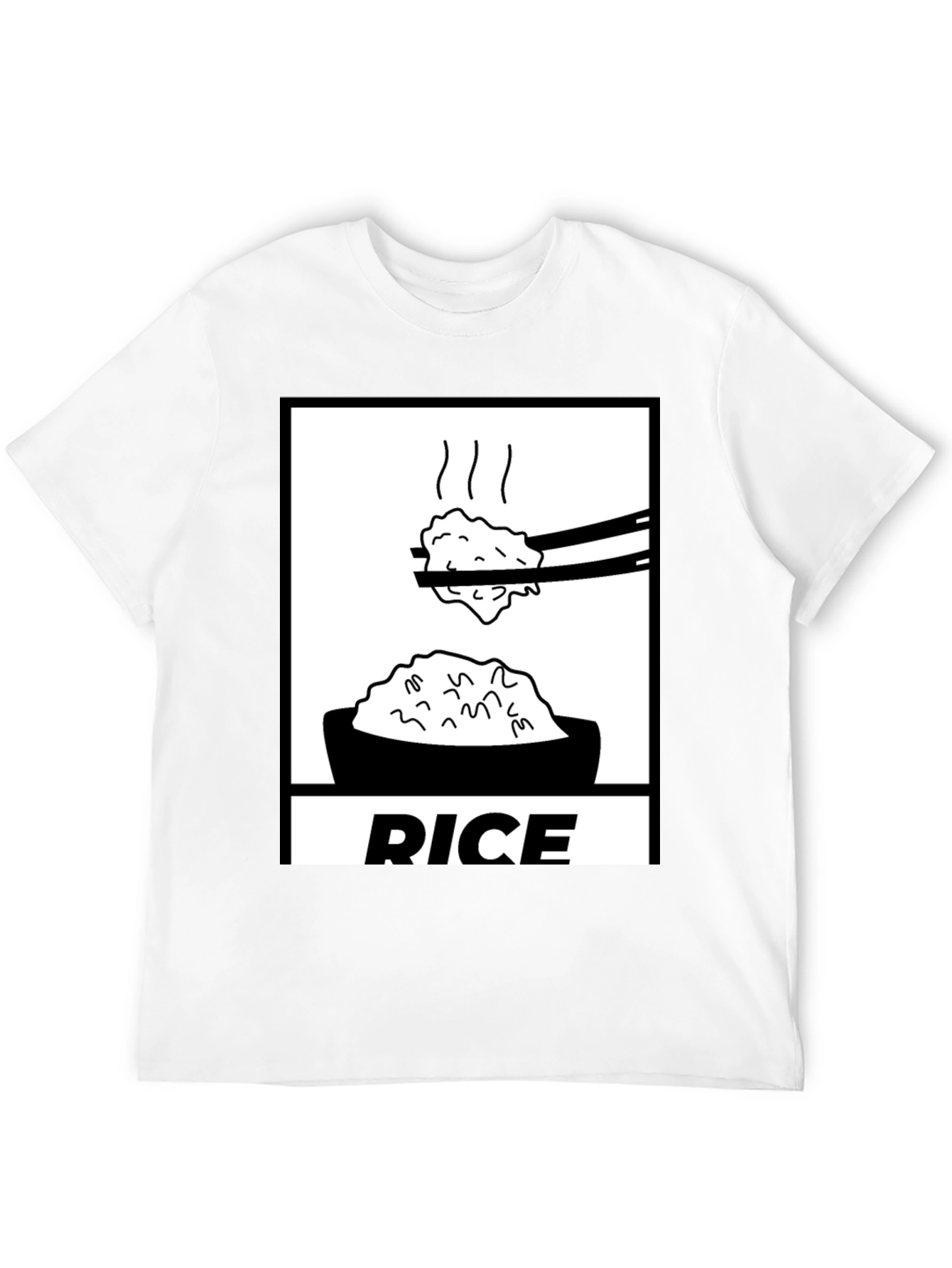 Rice Graphic Tee - Foodie T-Shirt