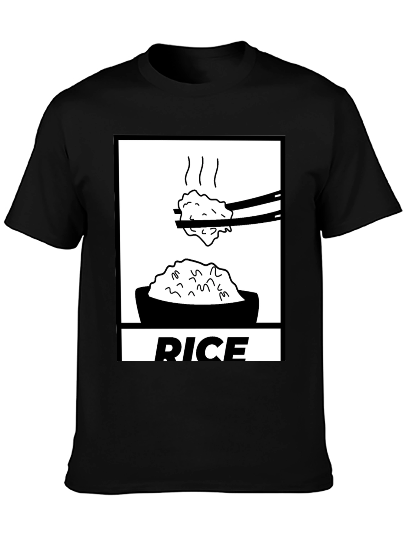 Rice Graphic Tee - Foodie T-Shirt