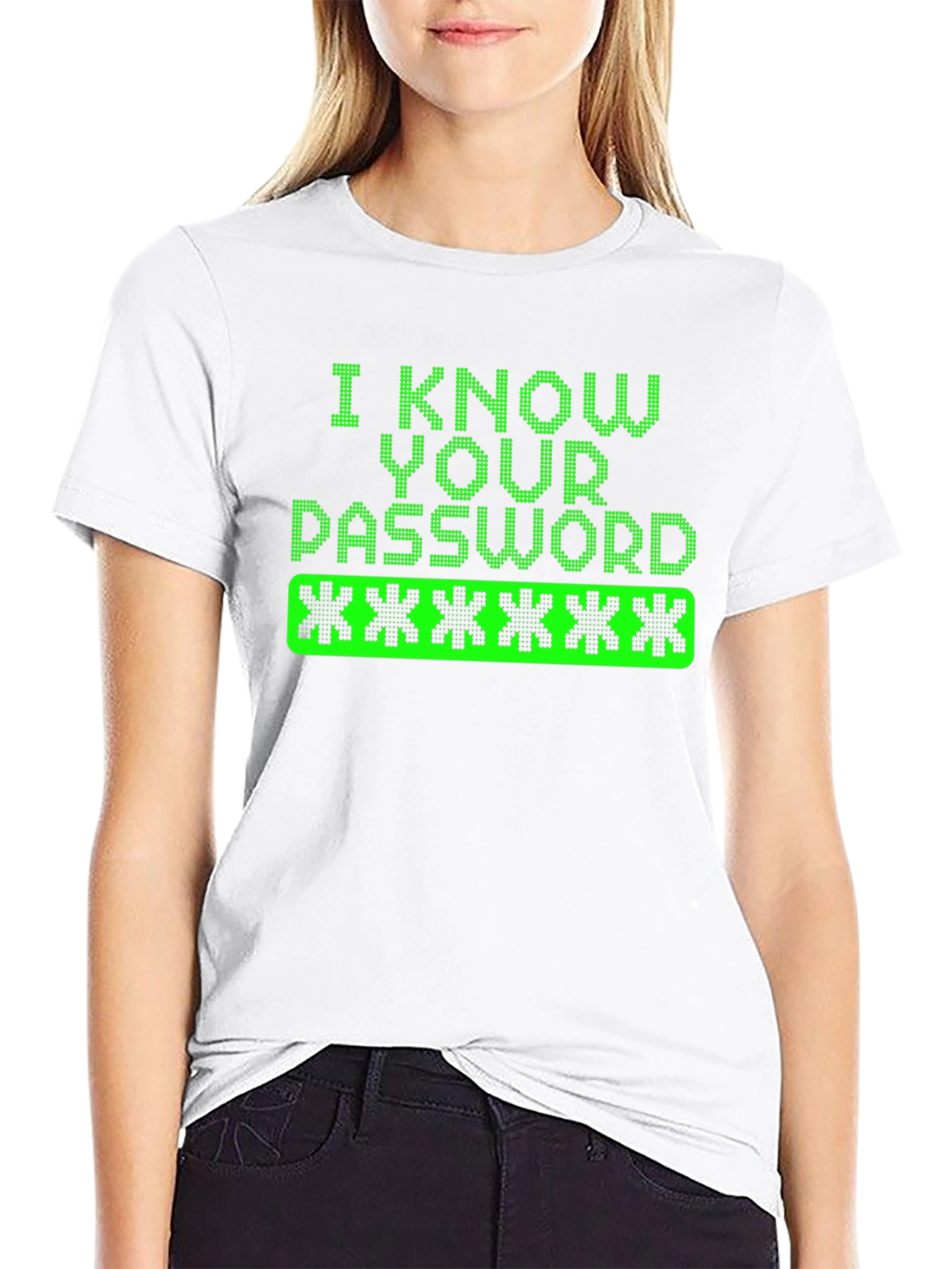 I Know Your Password Graphic Tee Hacker Shirt