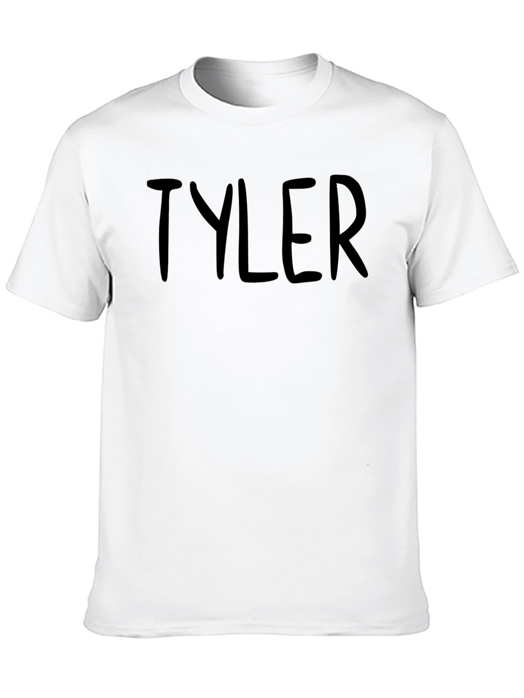 Personalized Tyler Black Graphic Tee