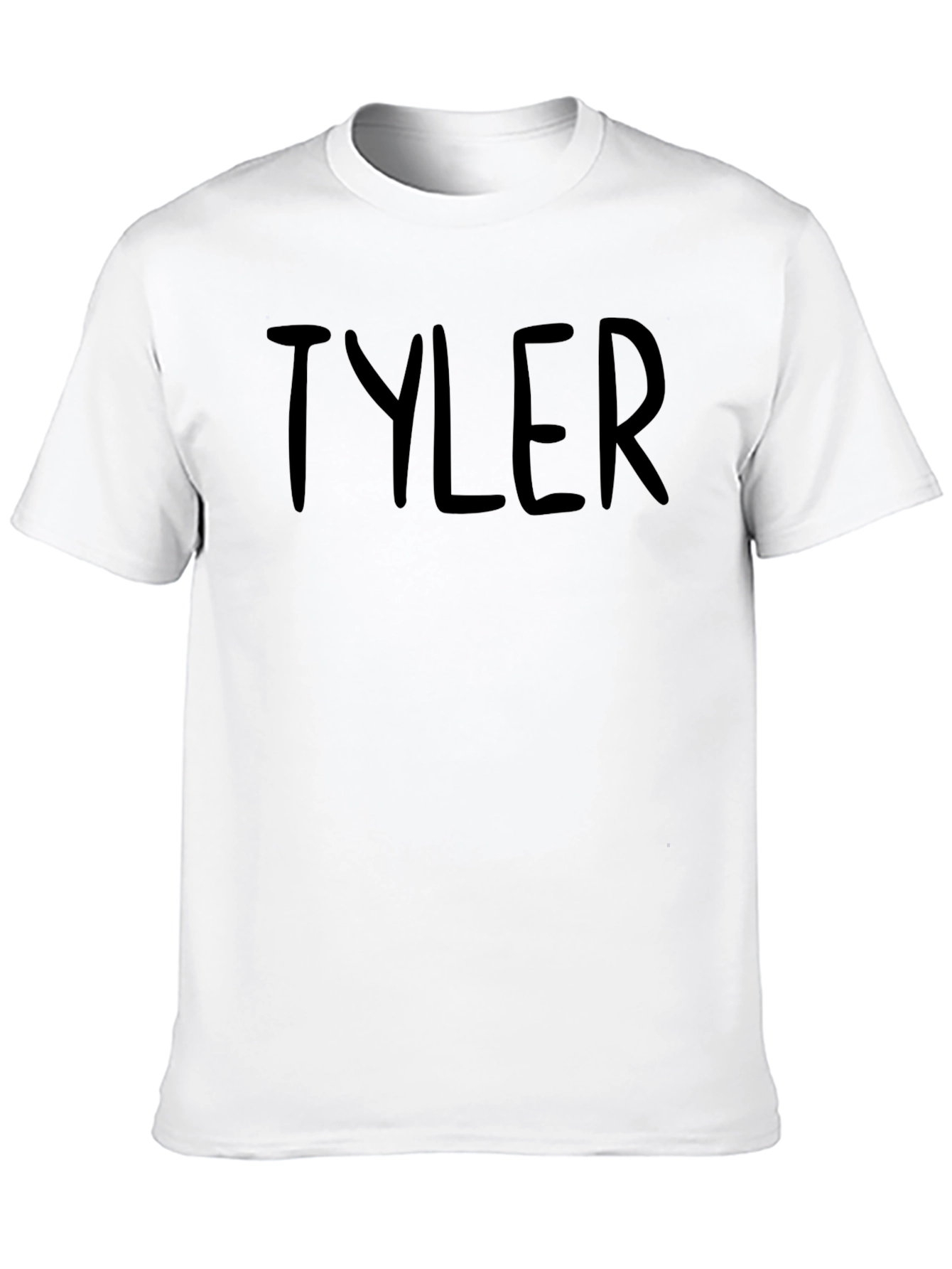 Personalized Tyler Black Graphic Tee
