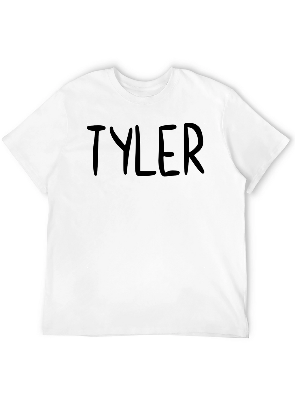 Personalized Tyler Black Graphic Tee