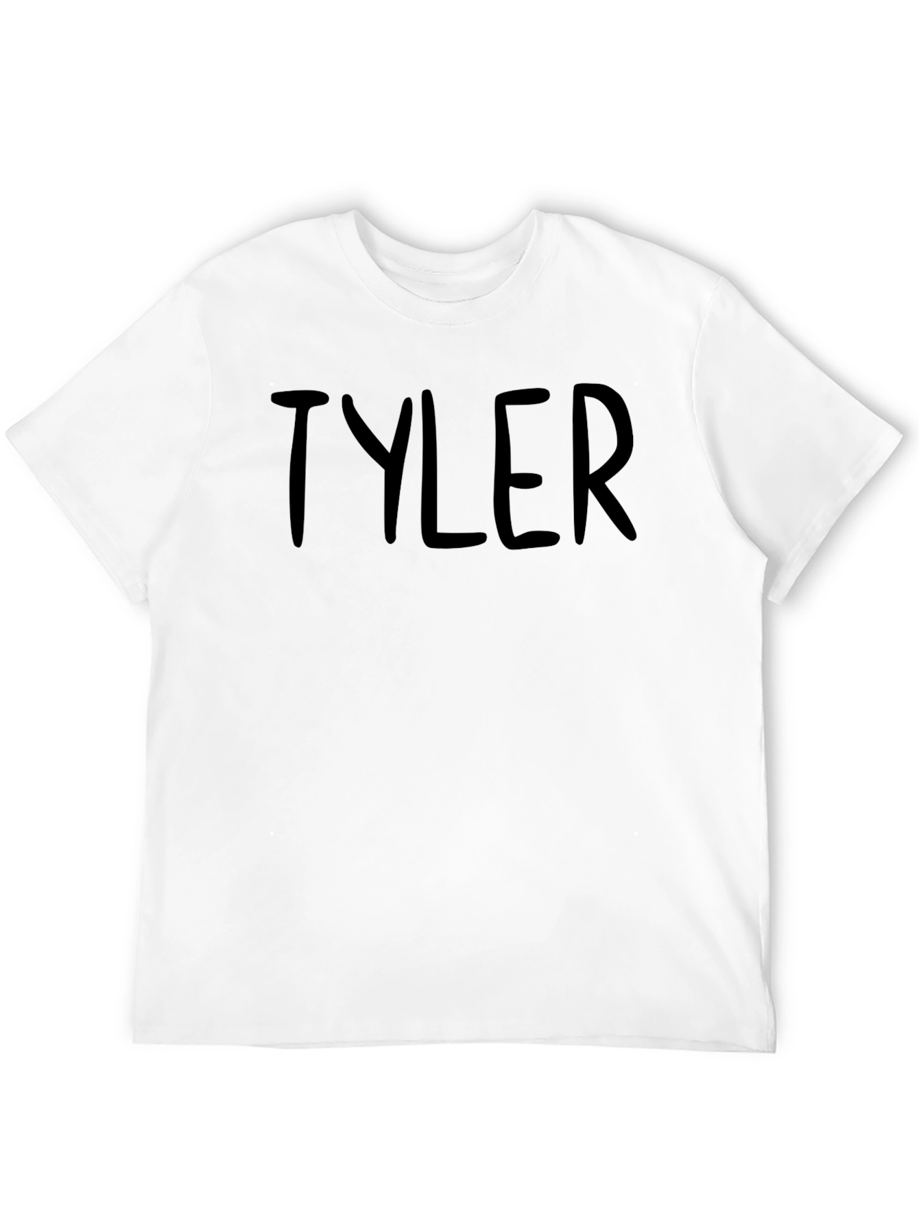 Personalized Tyler Black Graphic Tee