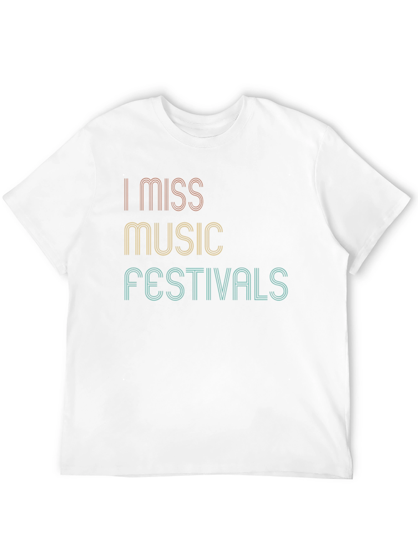 I Miss Music Festivals Graphic Tee