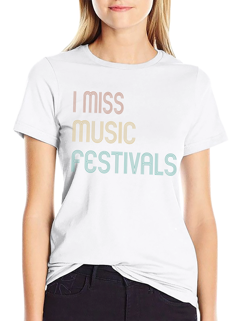 I Miss Music Festivals Graphic Tee