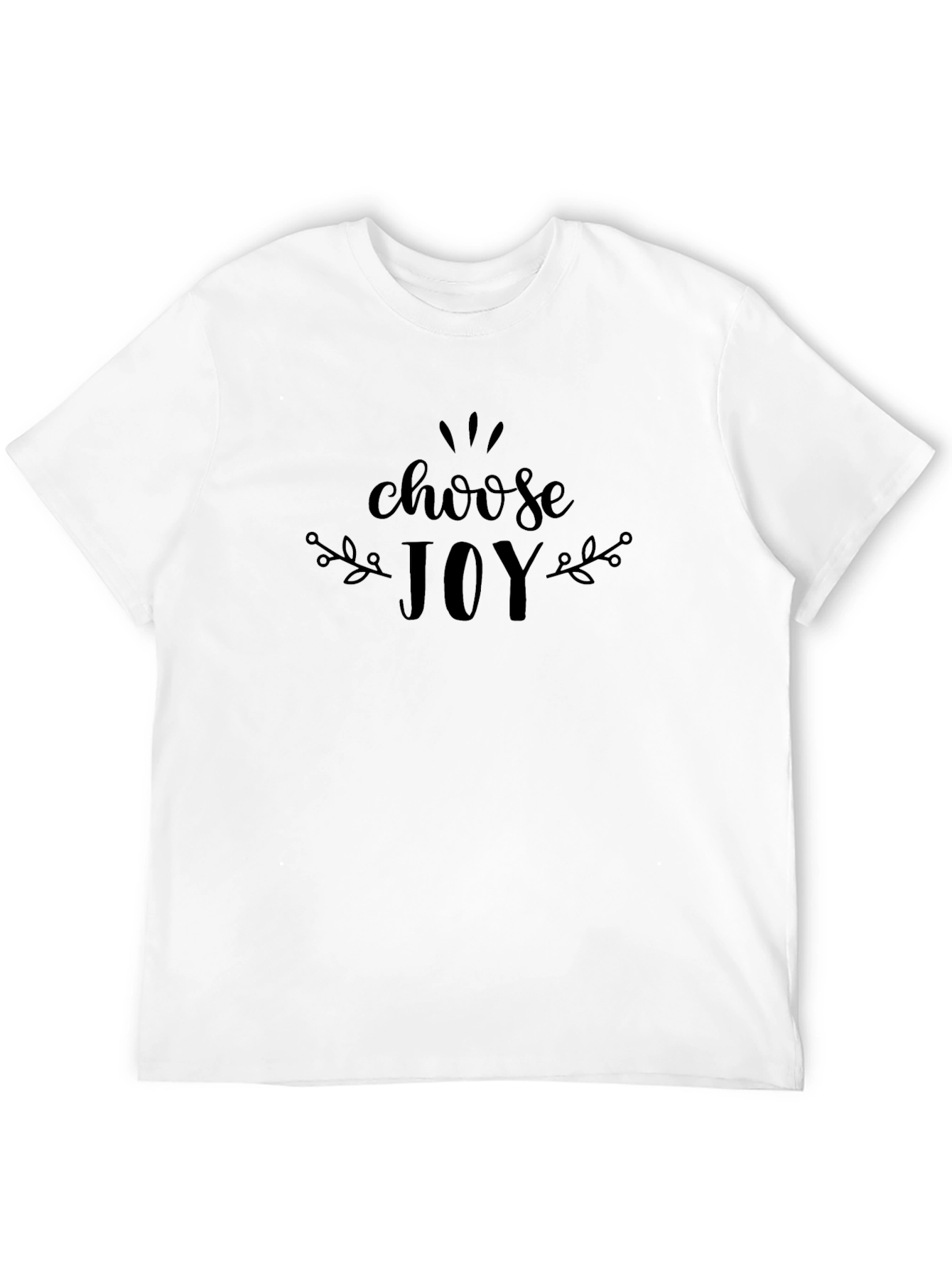 Choose Joy Black Graphic T-Shirt