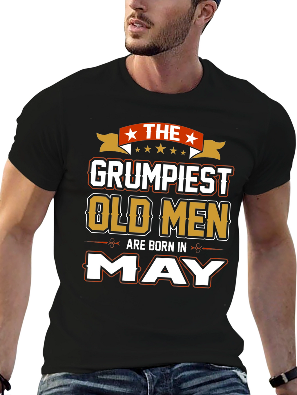 Grumpiest Old Men Born in May T-Shirt