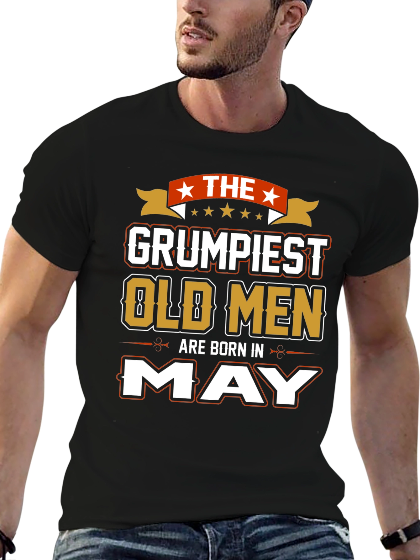 Grumpiest Old Men Born in May T-Shirt