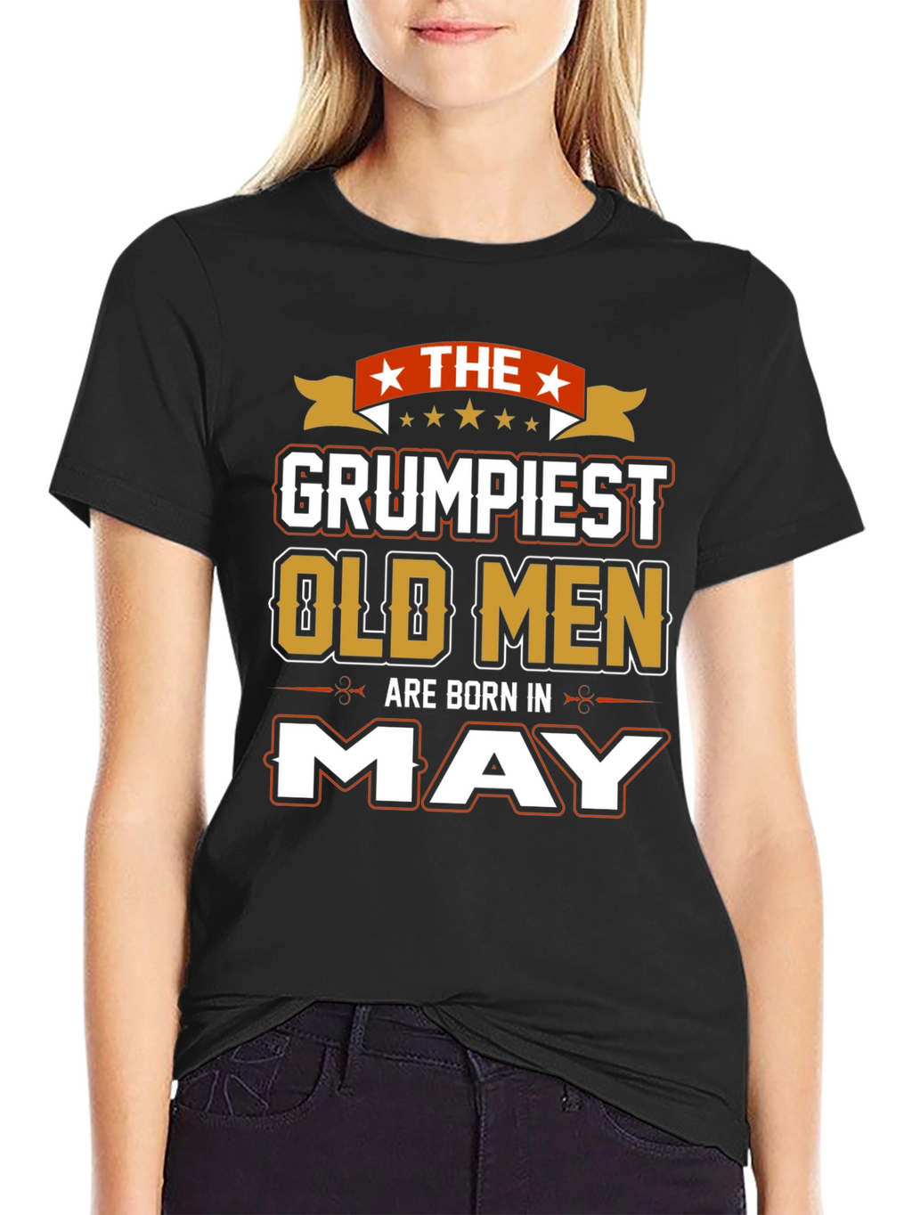 Grumpiest Old Men Born in May T-Shirt