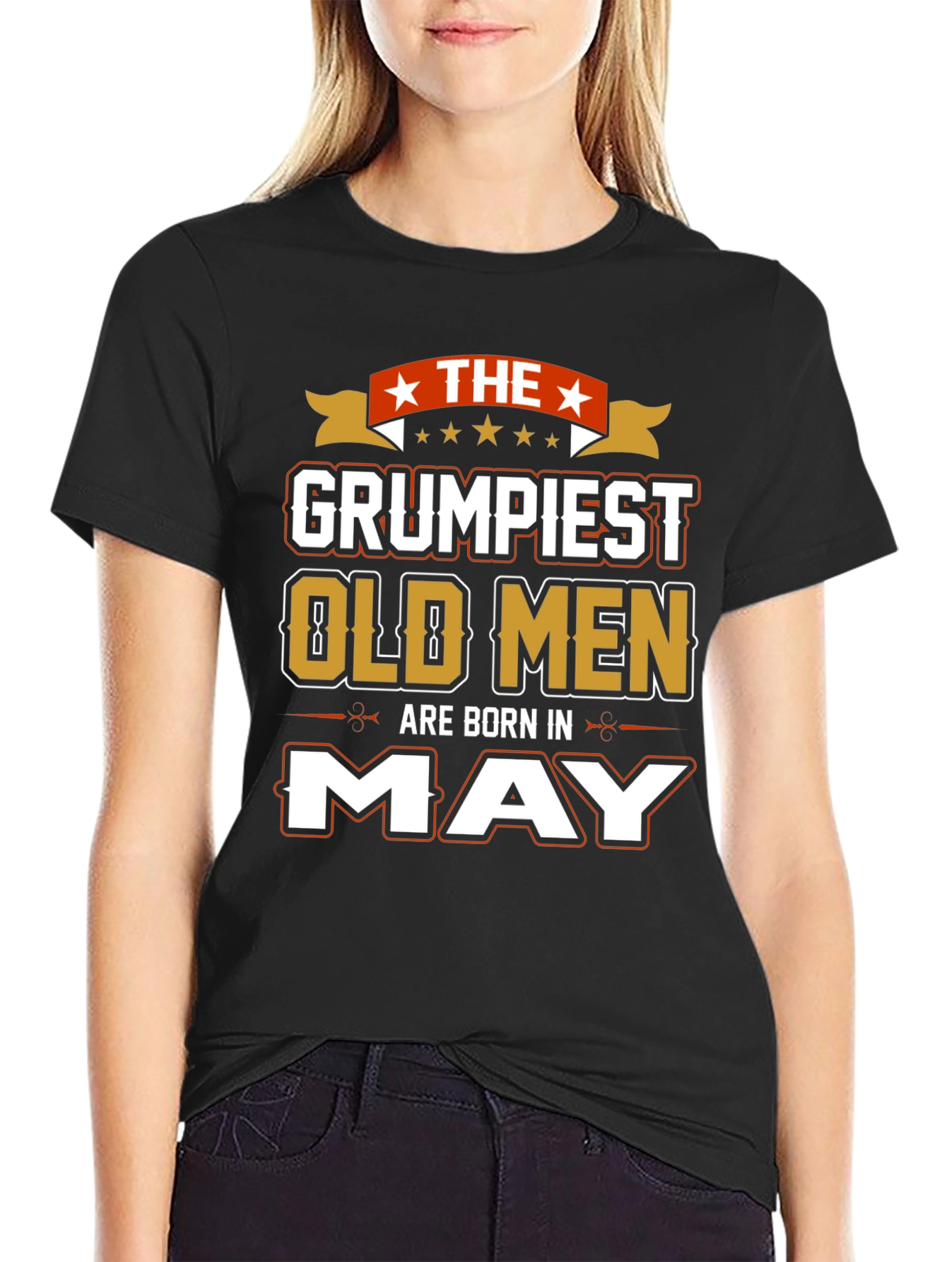 Grumpiest Old Men Born in May T-Shirt