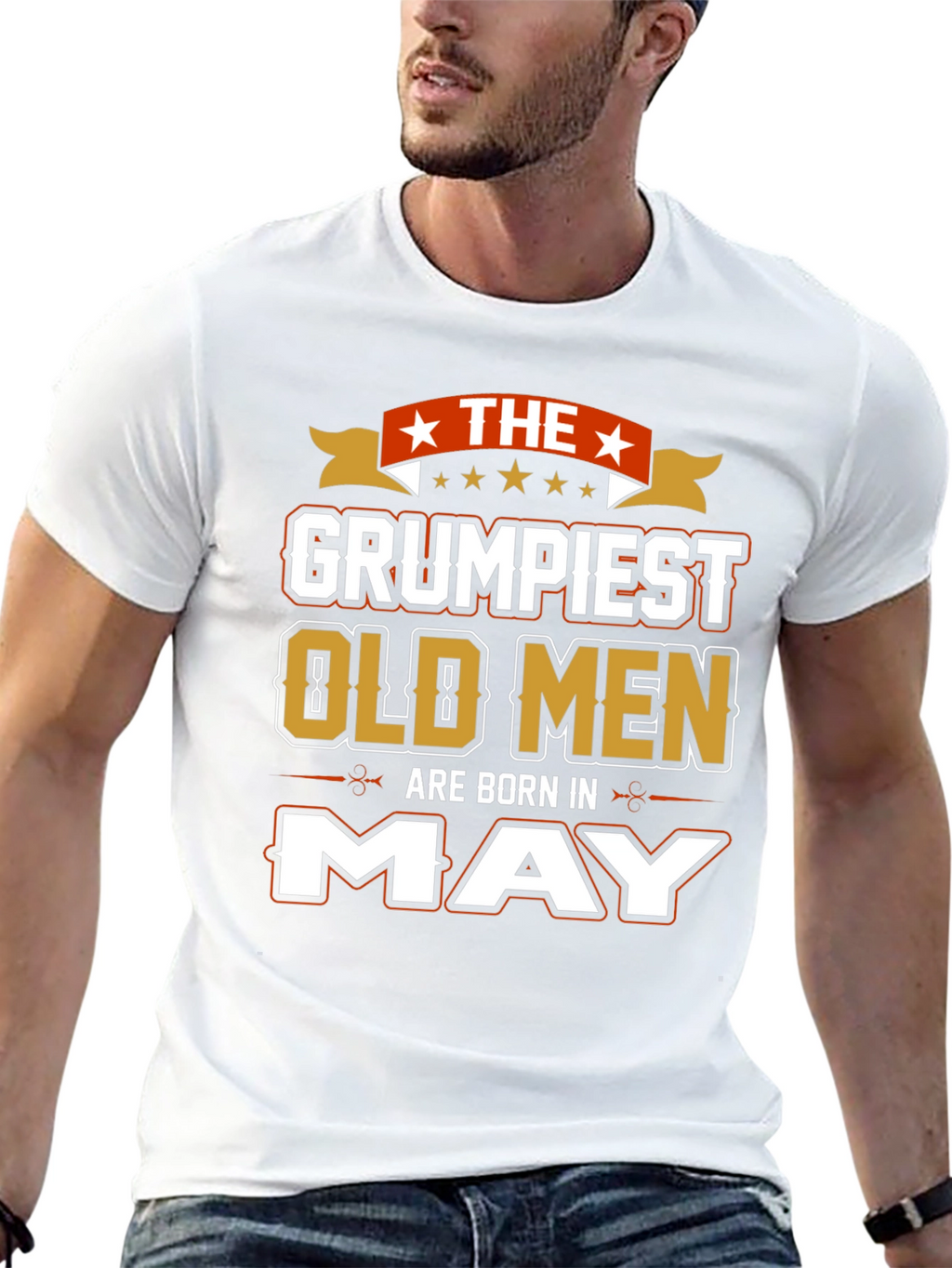 Grumpiest Old Men Born in May T-Shirt