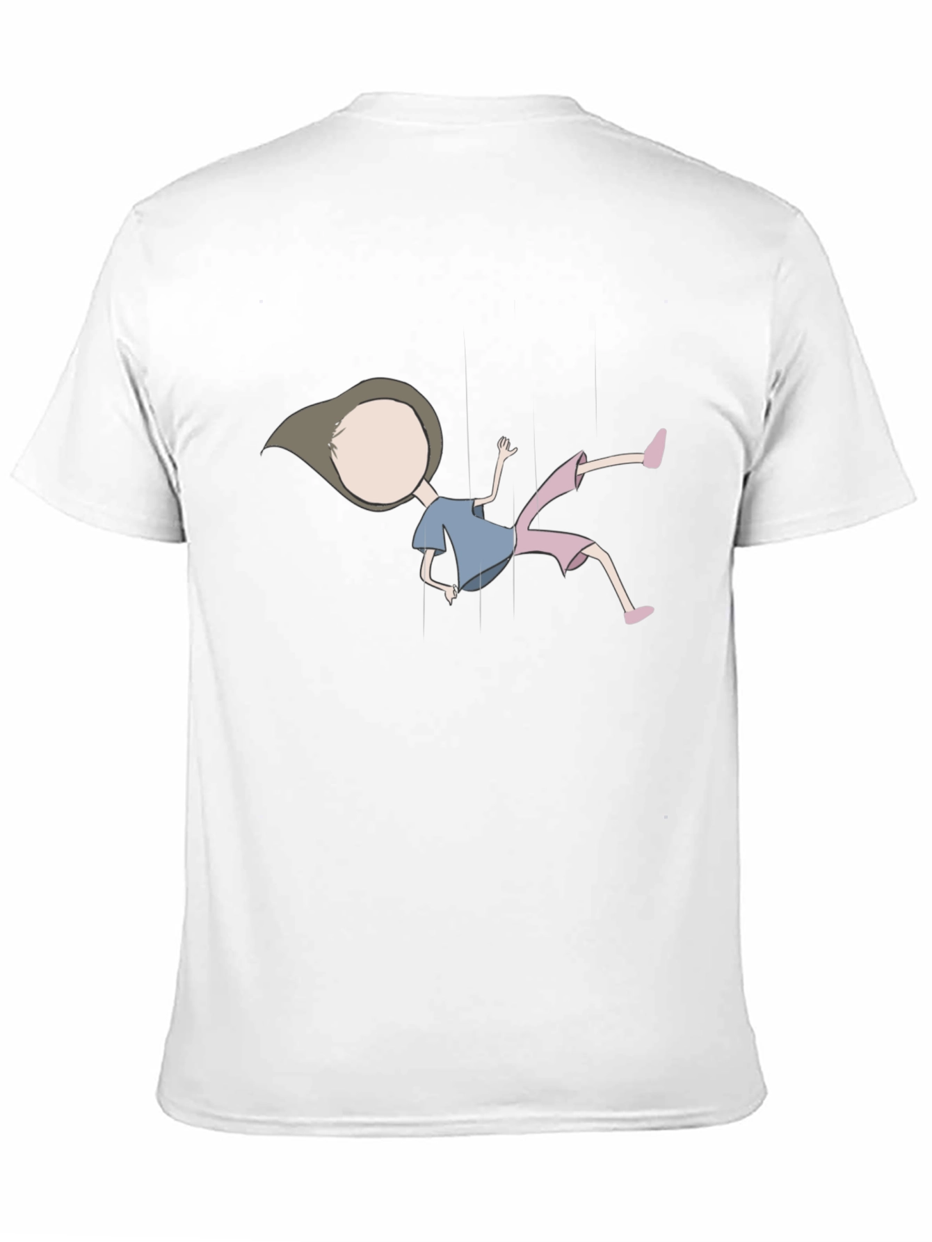 Black T-Shirt with Puppet Design