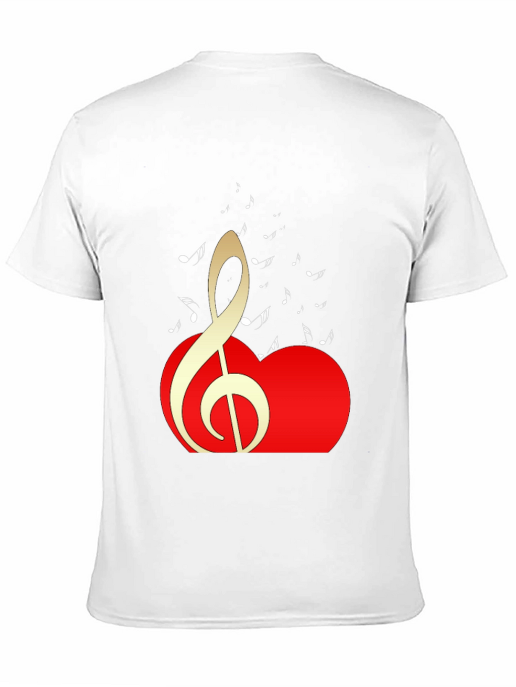 Musical Heartbeat Black T-Shirt