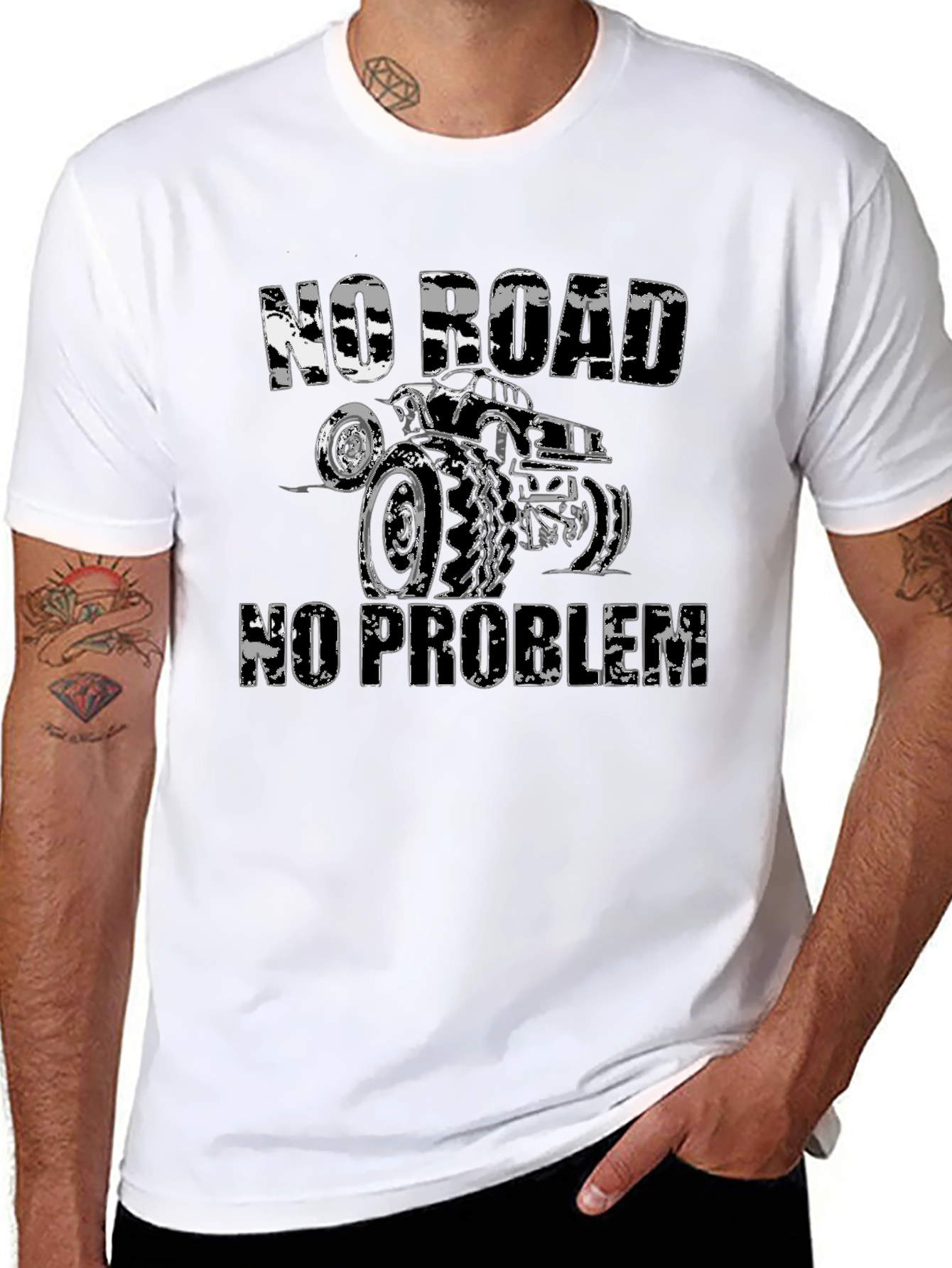 No Road No Problem Off-Roading T-Shirt