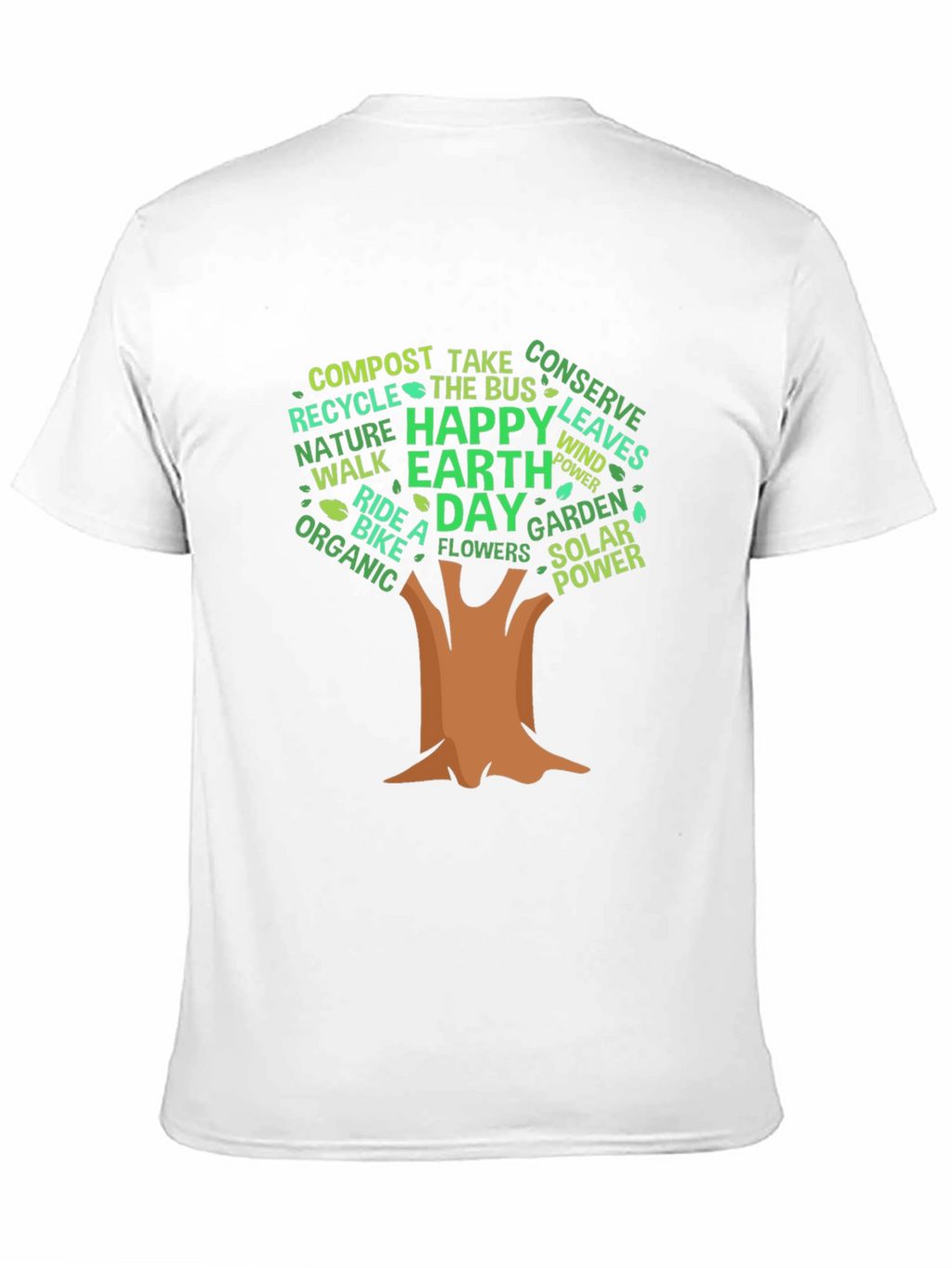 Eco-Friendly Earth Day Tree Graphic Tee