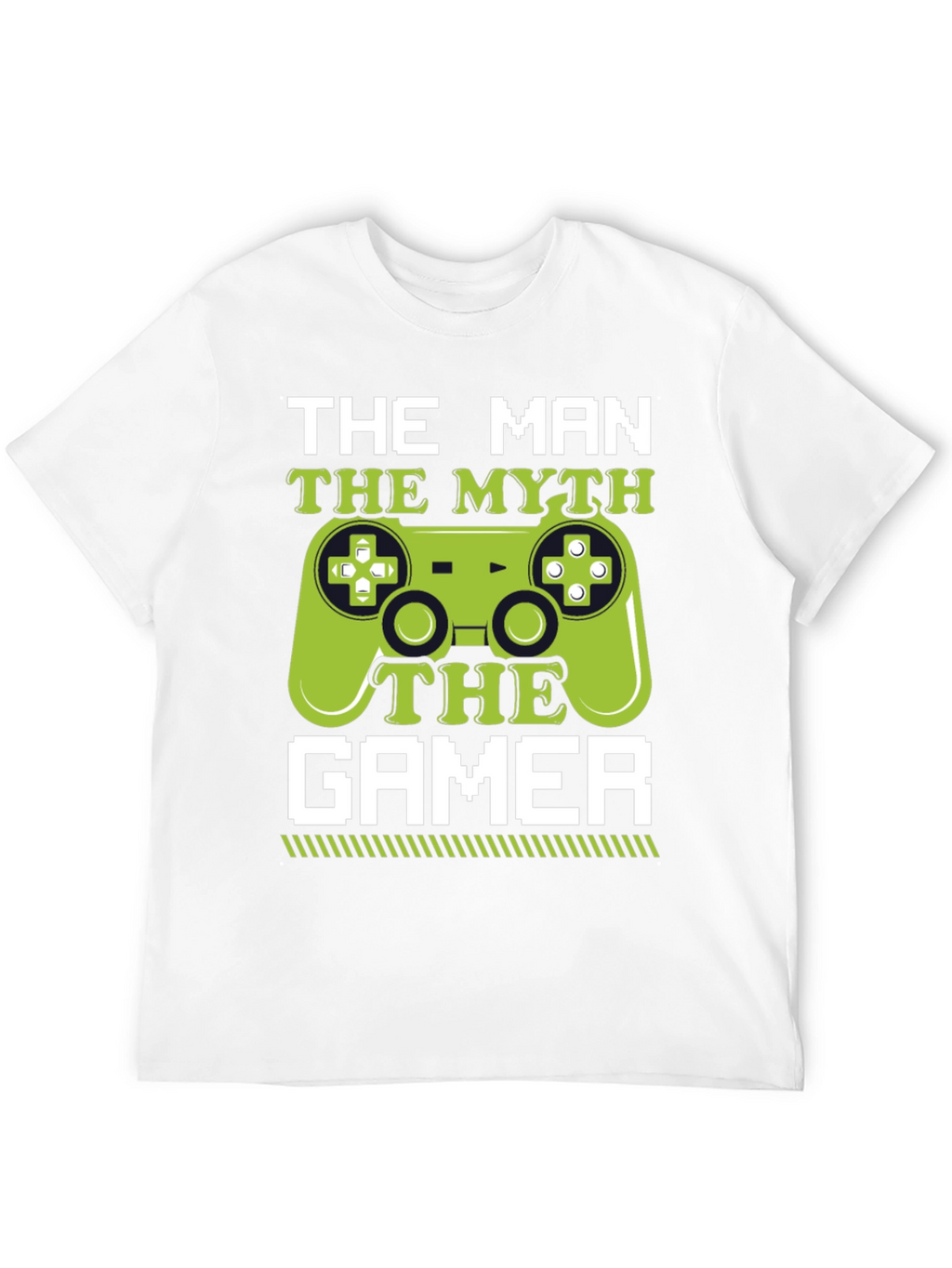 The Man The Myth The Gamer Black T-Shirt
