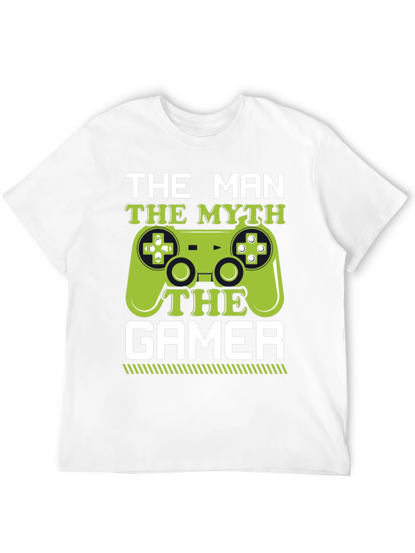 The Man The Myth The Gamer Black T-Shirt